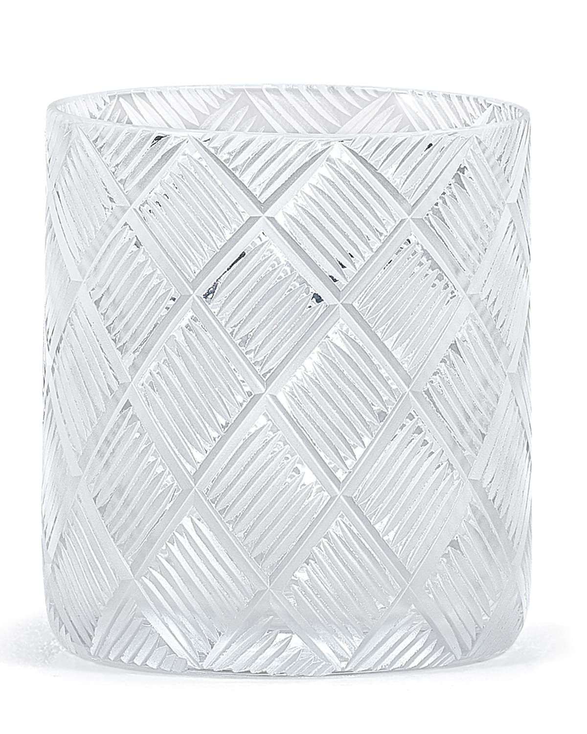 Labrazel Basket Weave Tumbler In Clear/frost