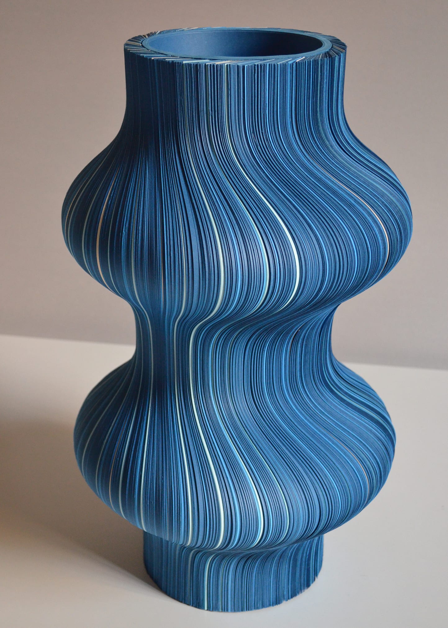 Papuli Double Blue 19" Vase