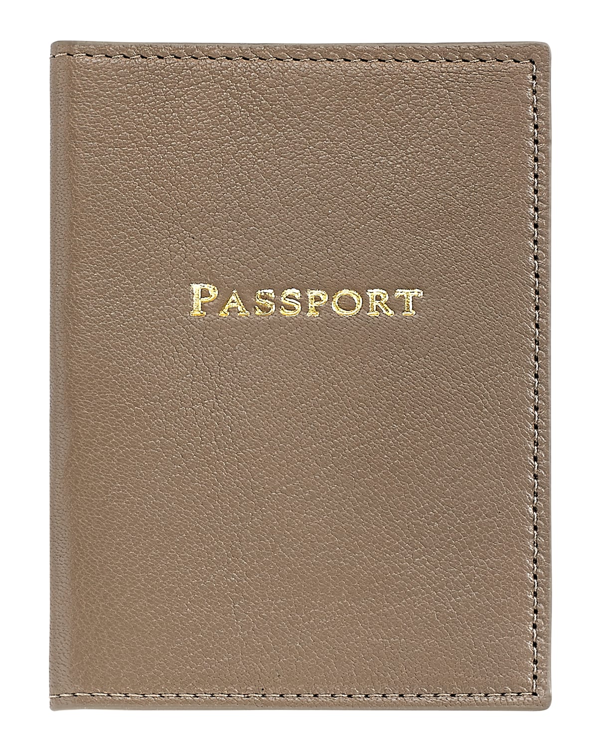Graphic Image Passport Cover In Taupe