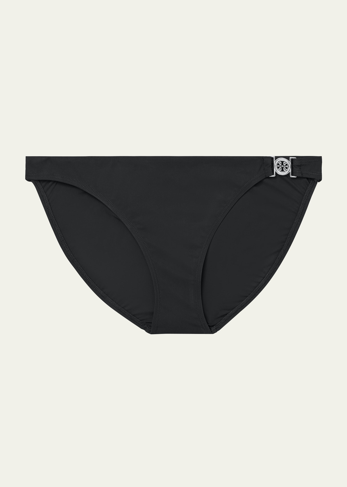 Tory Burch Miller Hipster Bikini Bottoms In Black