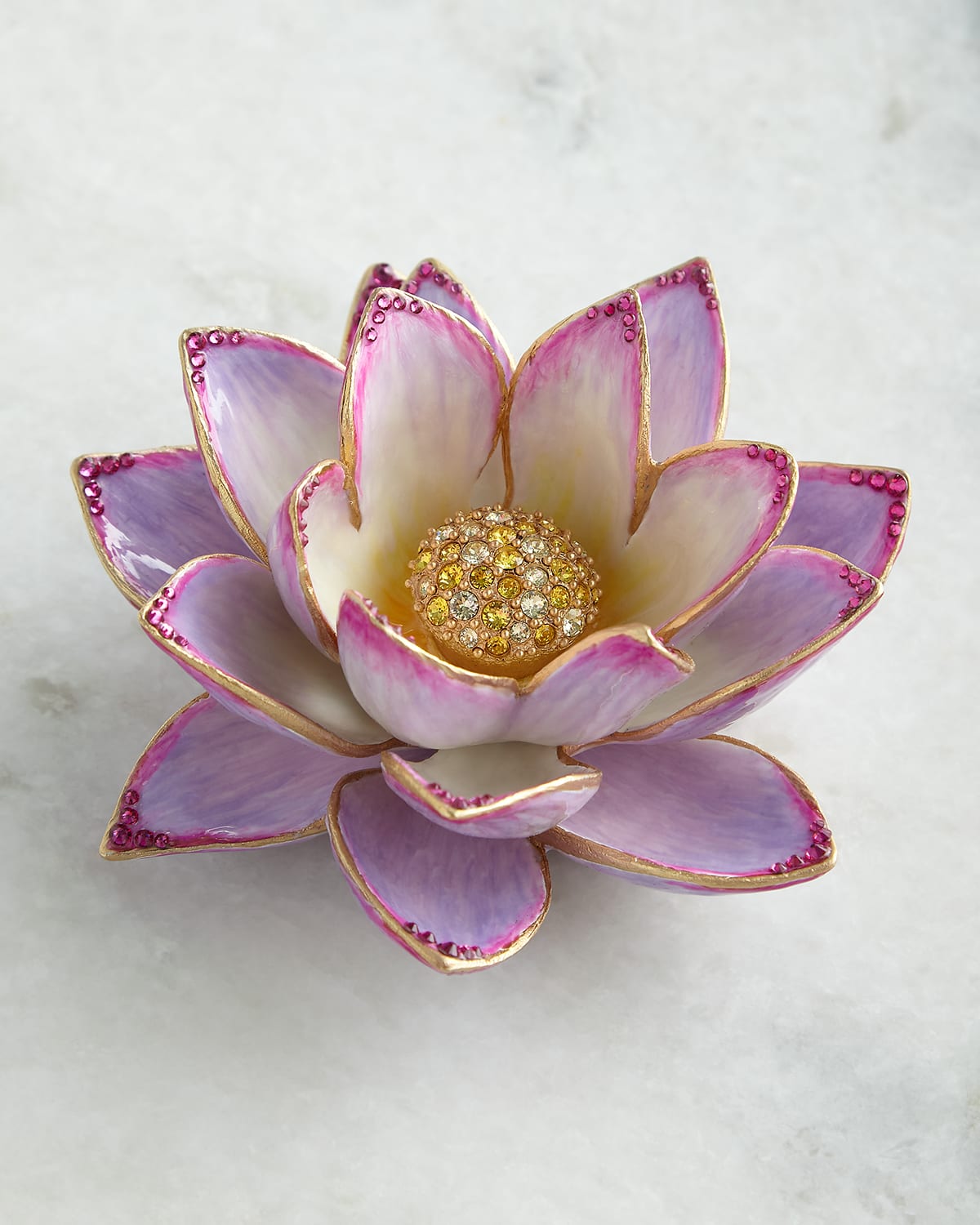 JAY STRONGWATER LOTUS TABLE OBJECT 