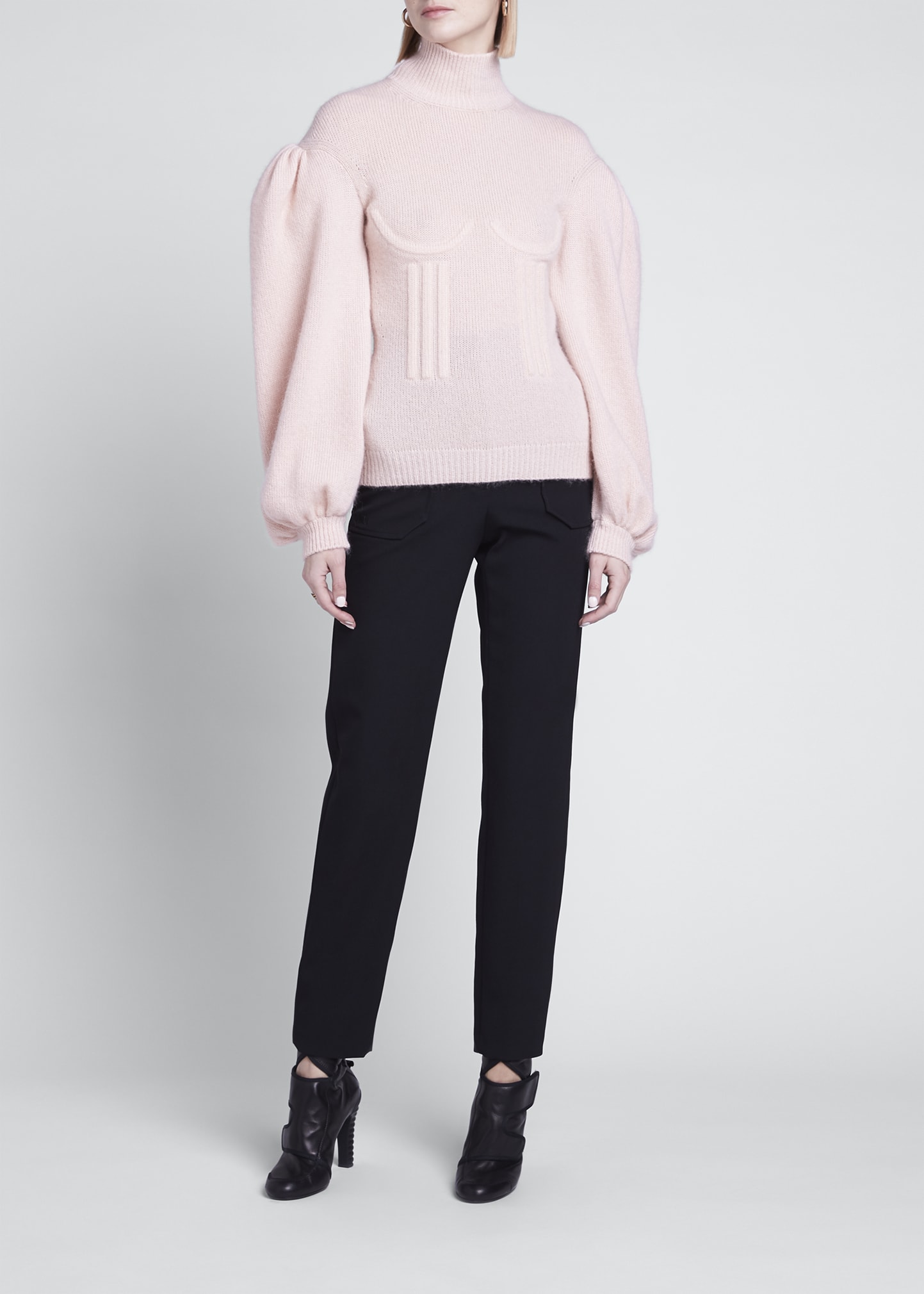 Fendi Boned Cashmere-Blend Sweater