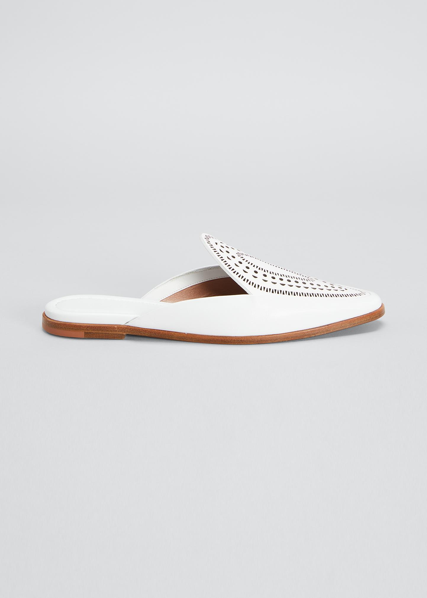 slide on flat mules