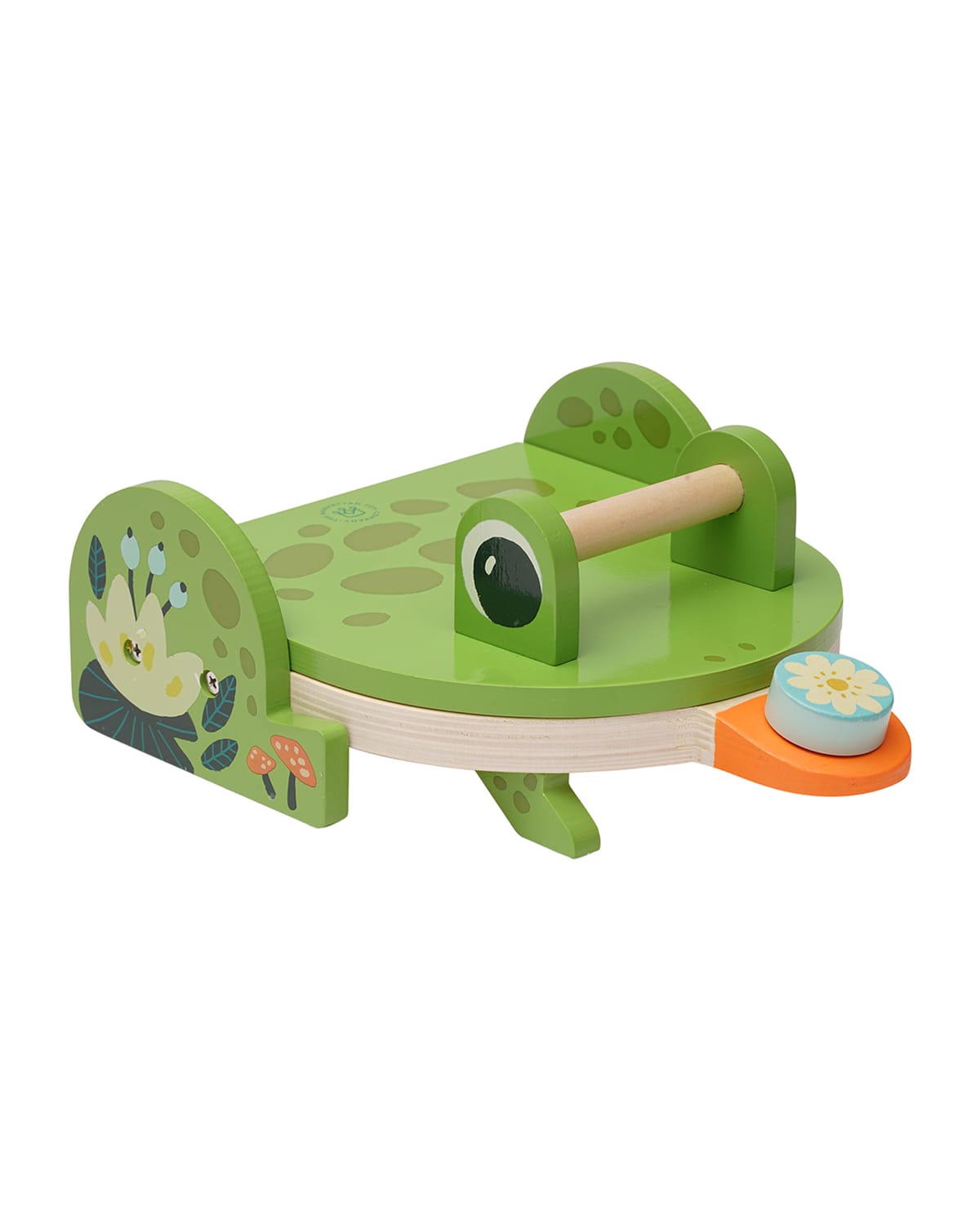Manhattan Toy Ribbit Waffle Maker 13-Piece Wooden Cooking Toy Set