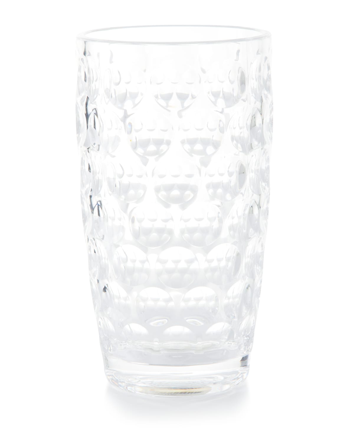 Mario Luca Giusti Acrylic Lente Acrylic Highball, Set Of 6 In Clear
