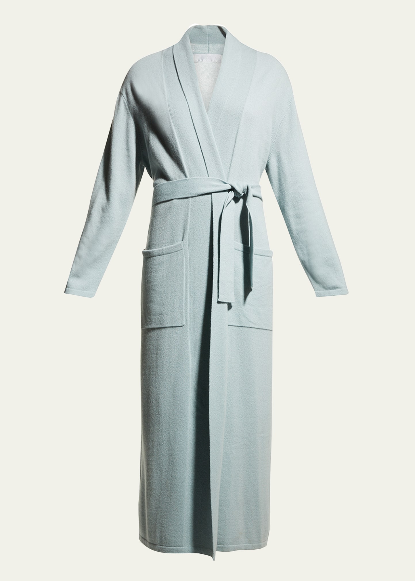 ARLOTTA CASHMERE LONG CASHMERE ROBE WITH SHAWL COLLAR