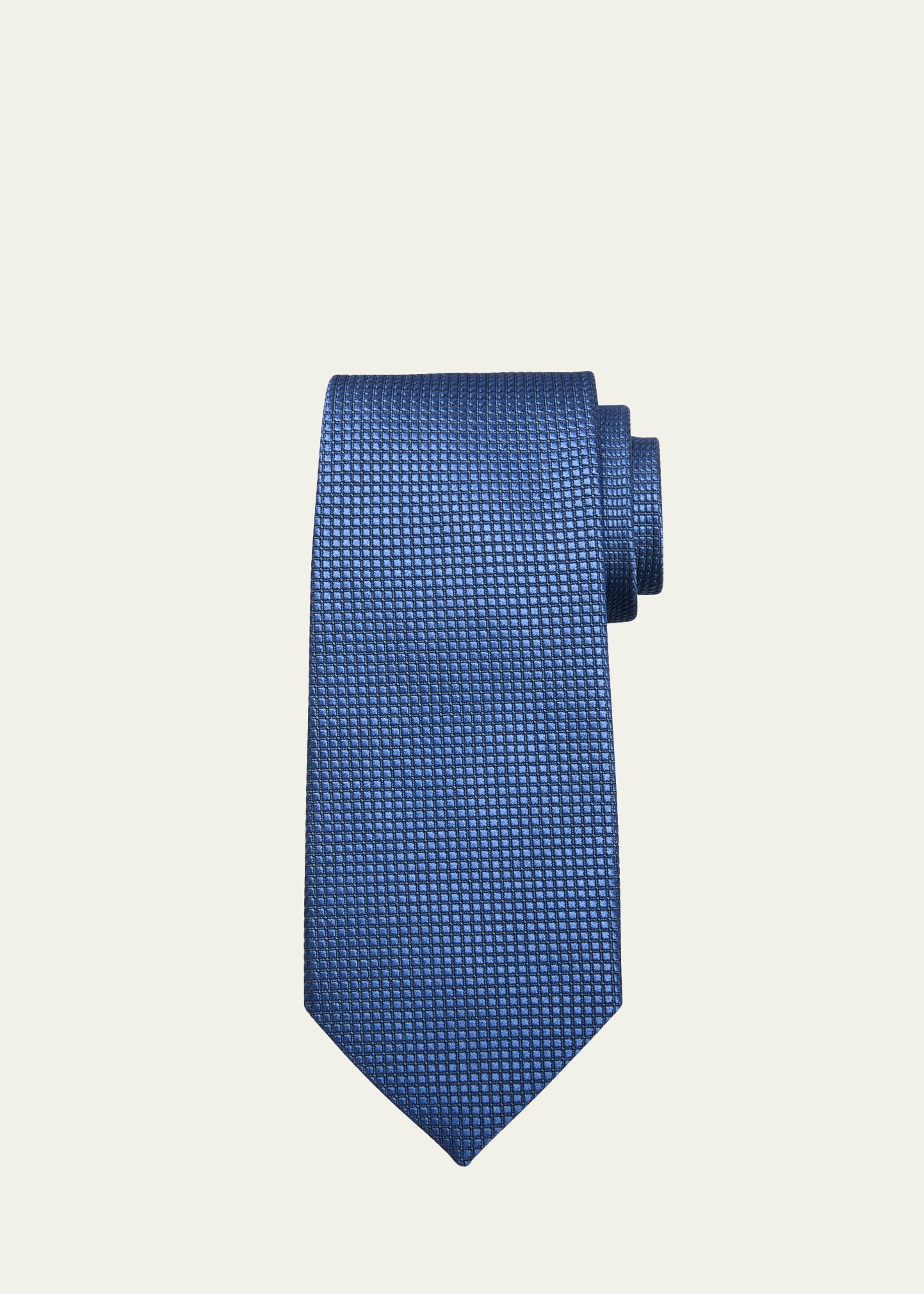 Charvet Men's Textured Silk Tie In Blue