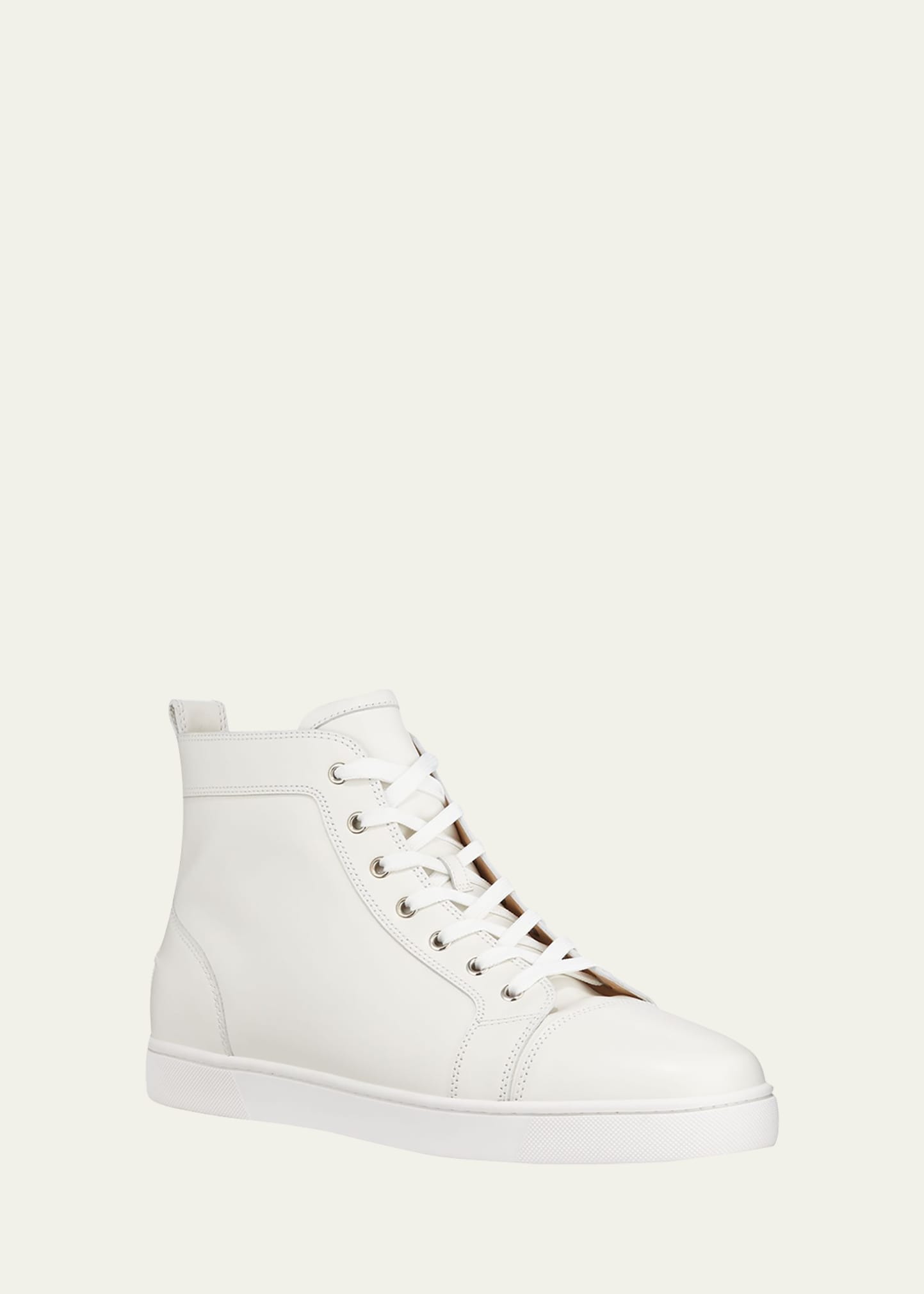Men's Louis Leather High-Top Sneakers