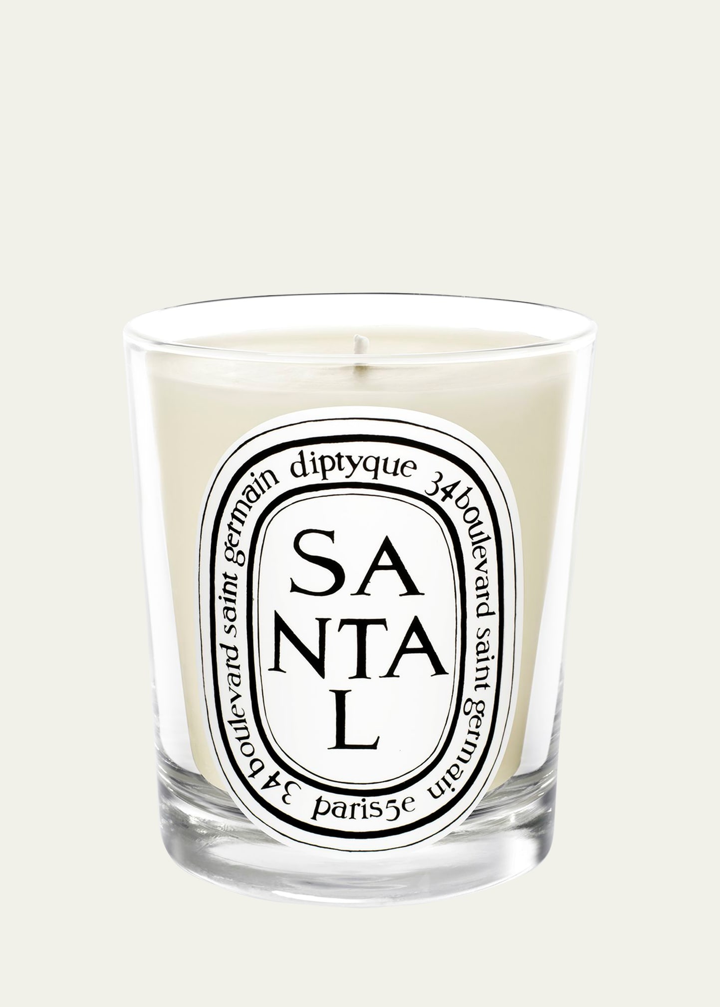 Santal (Sandalwood) Scented Candle, 6.5 oz.