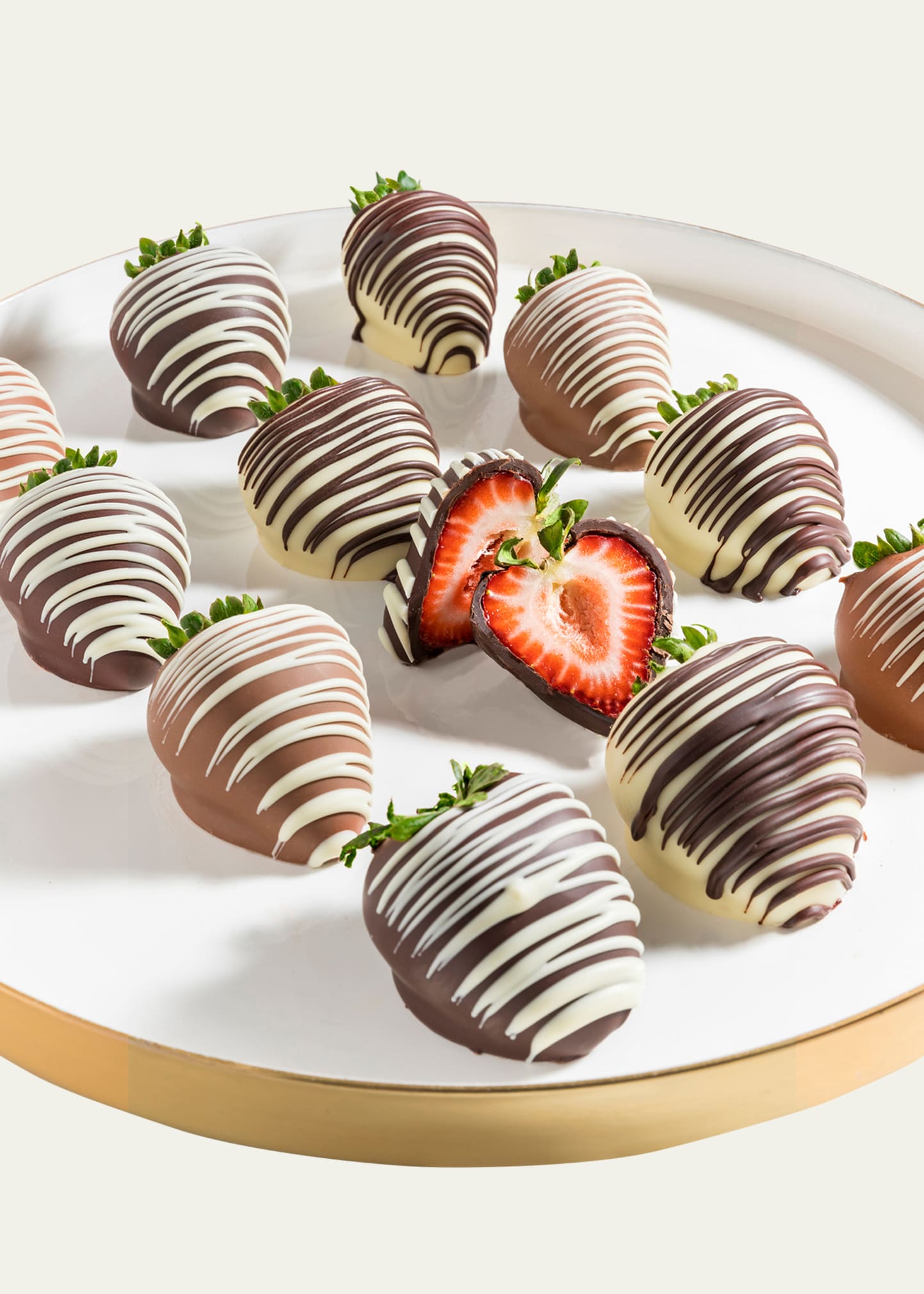 Chocolate Strawberries with Drizzles