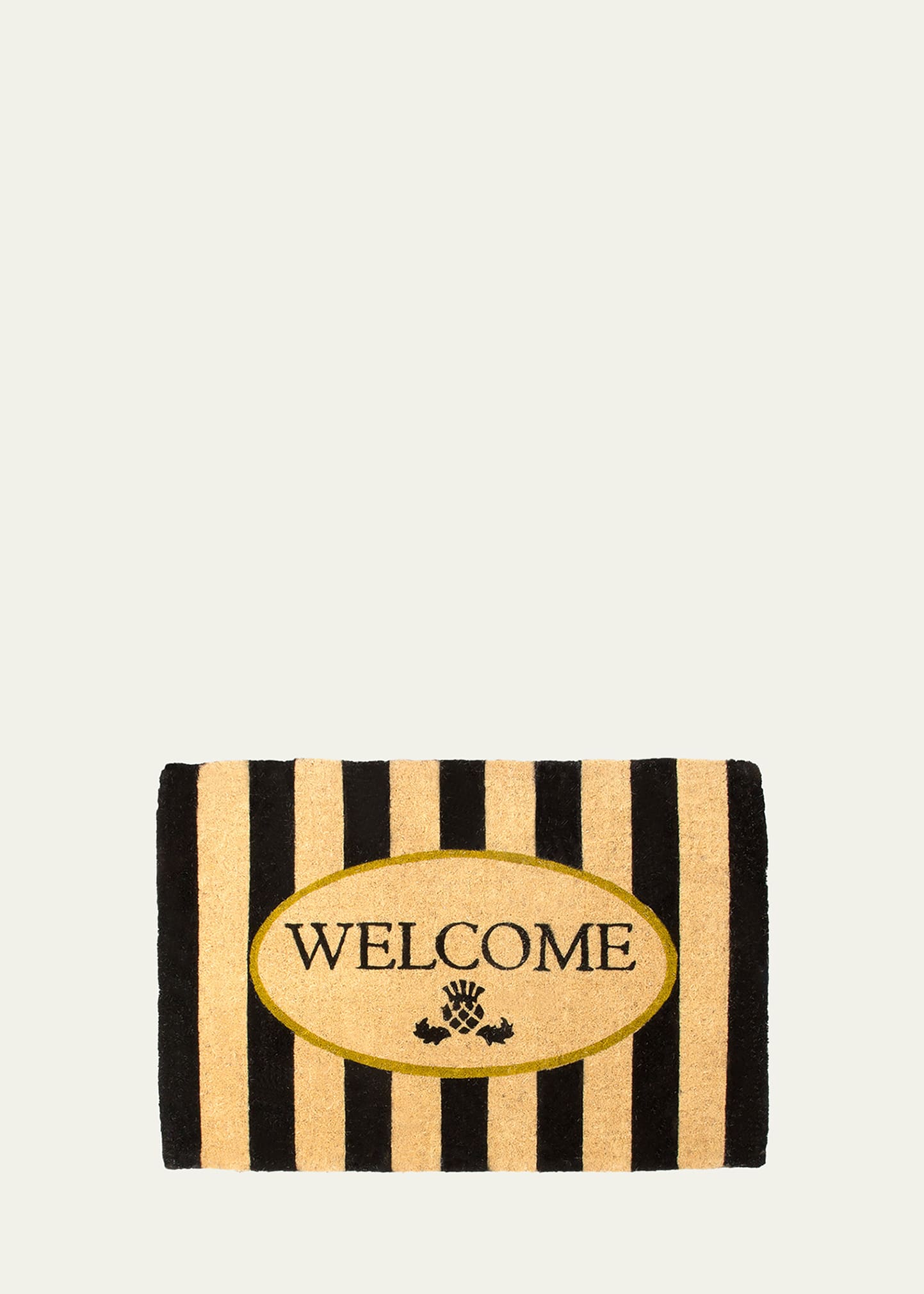 Awning Stripe Welcome Mat