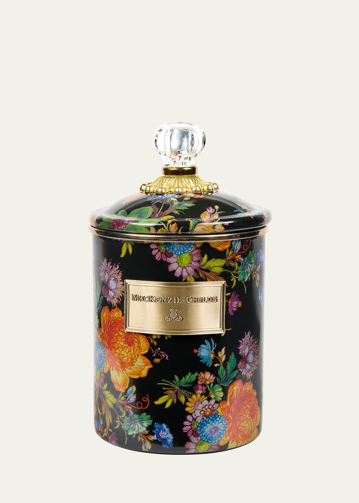 Mackenzie-childs Medium Flower Market Canister