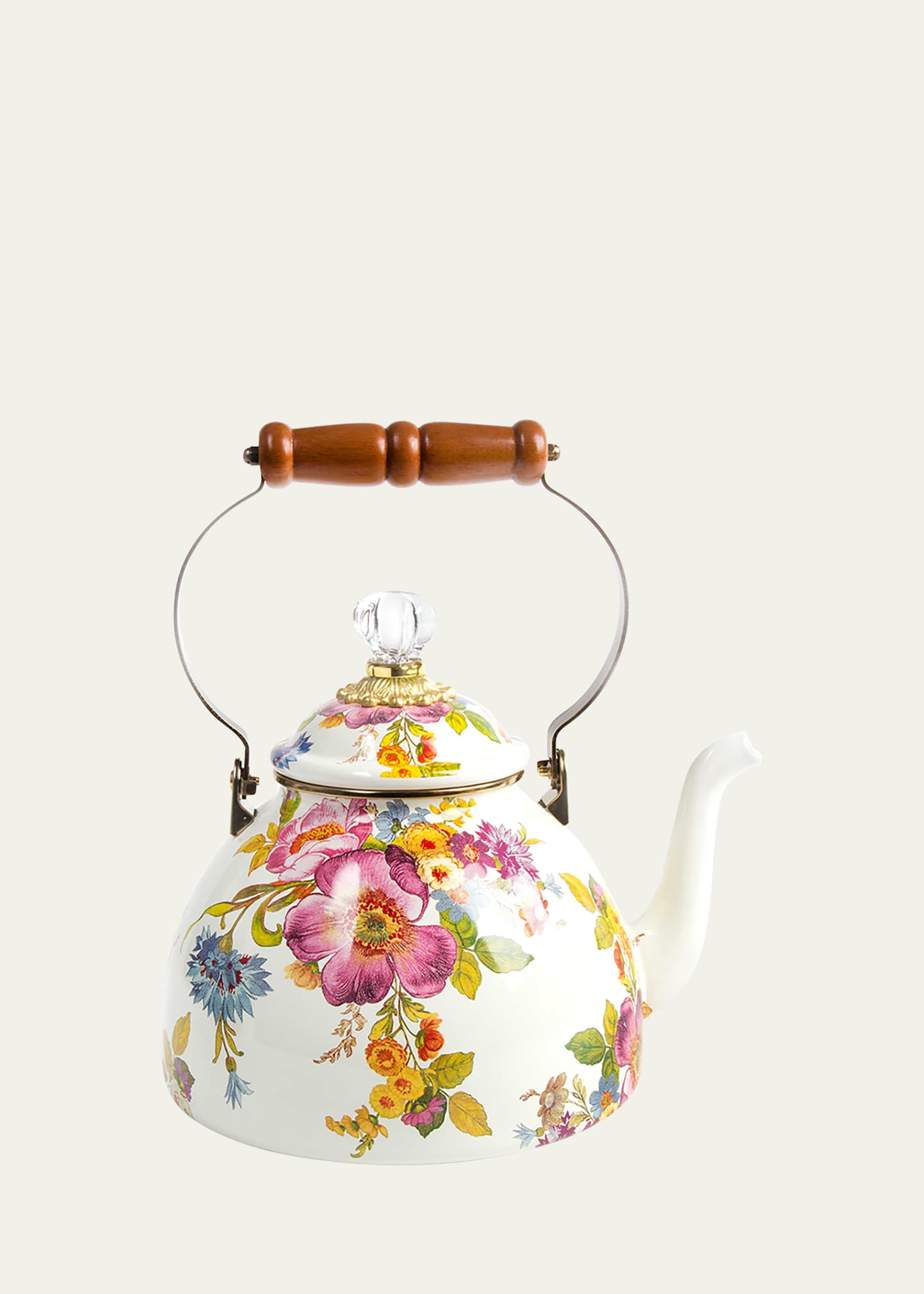 Flower Market Three-Quart Tea Kettle