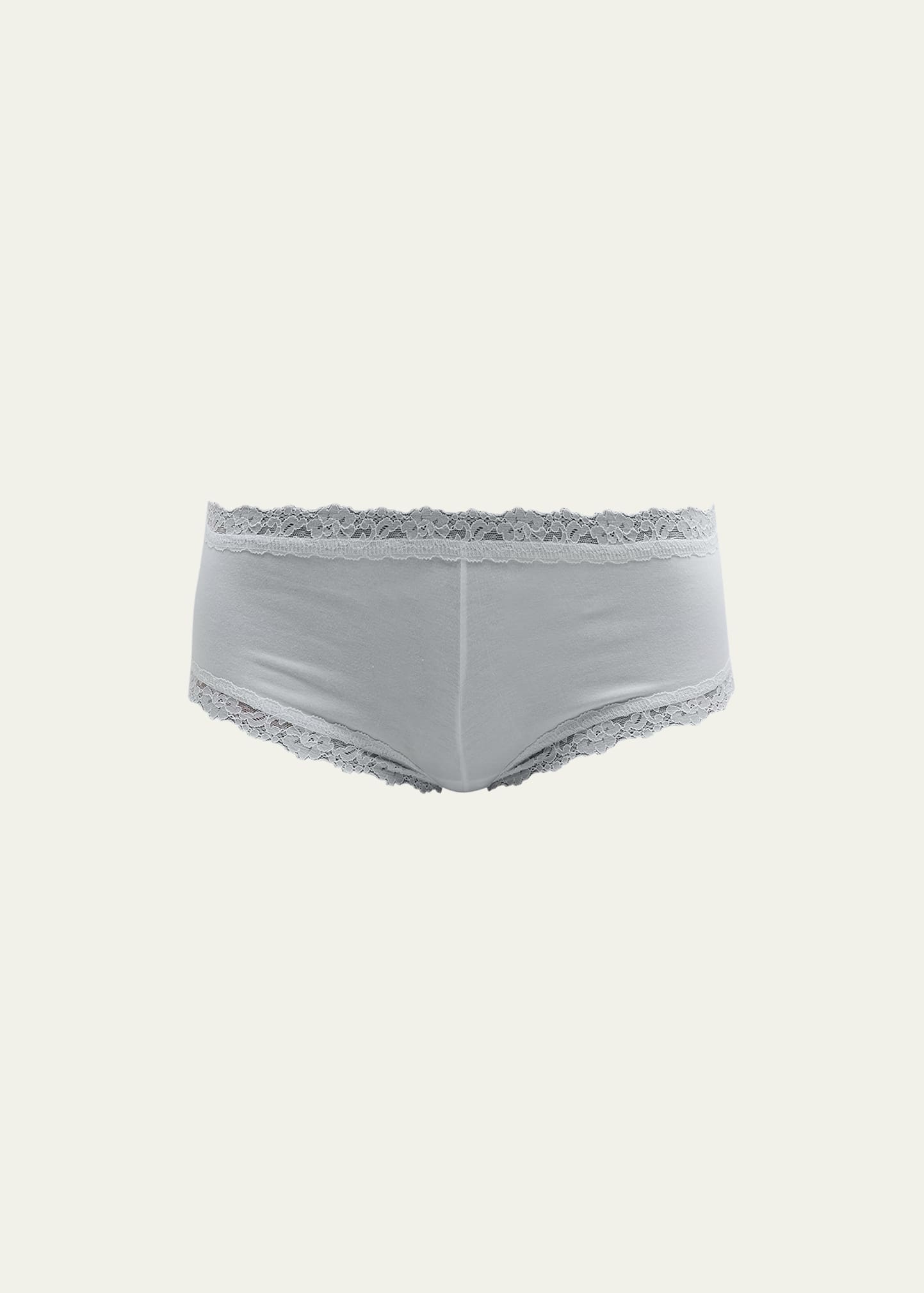 Hanky Panky Low-rise Organic Cotton Boyshorts In White