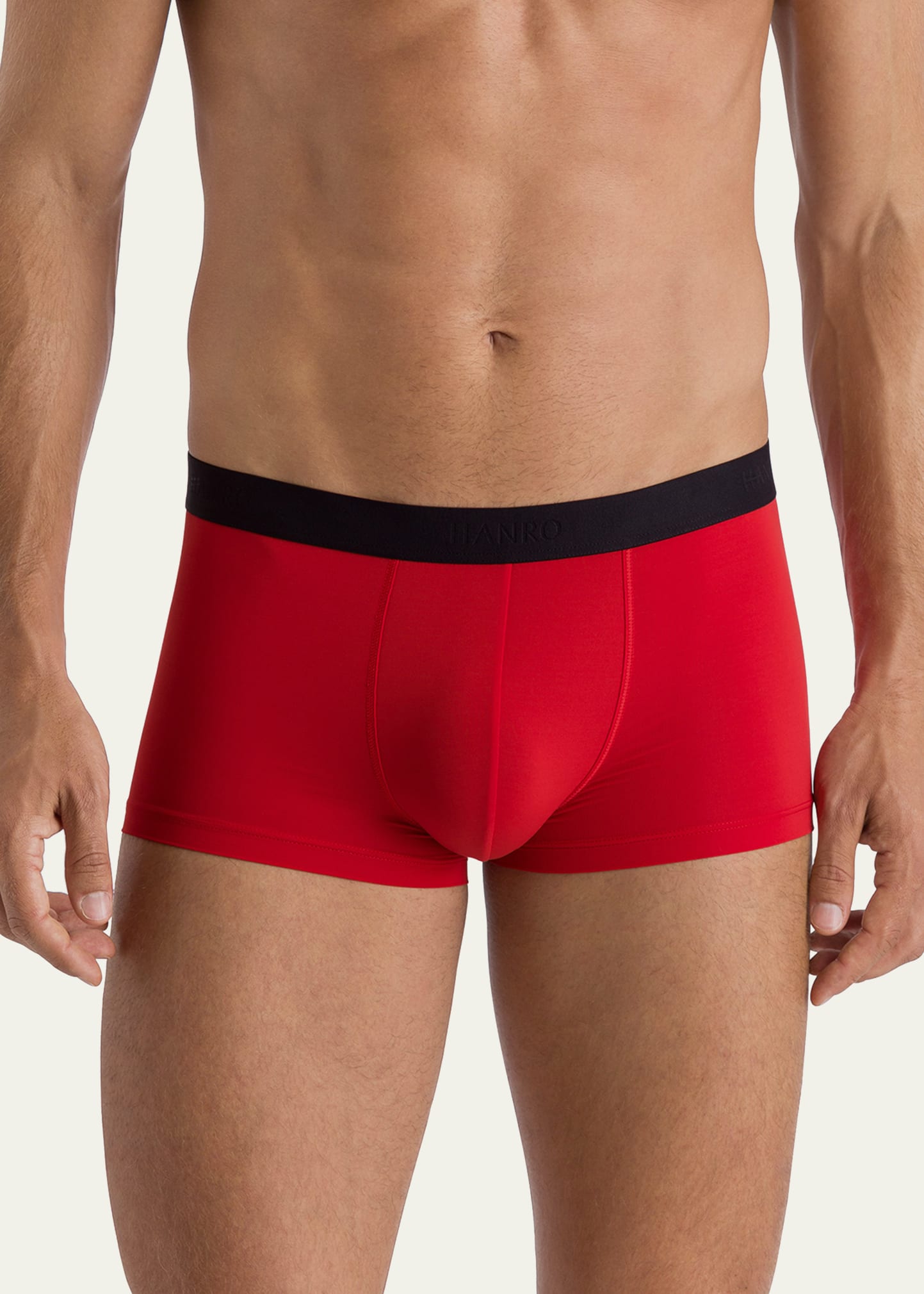 Hanro Micro Touch Boxer Brief In Black