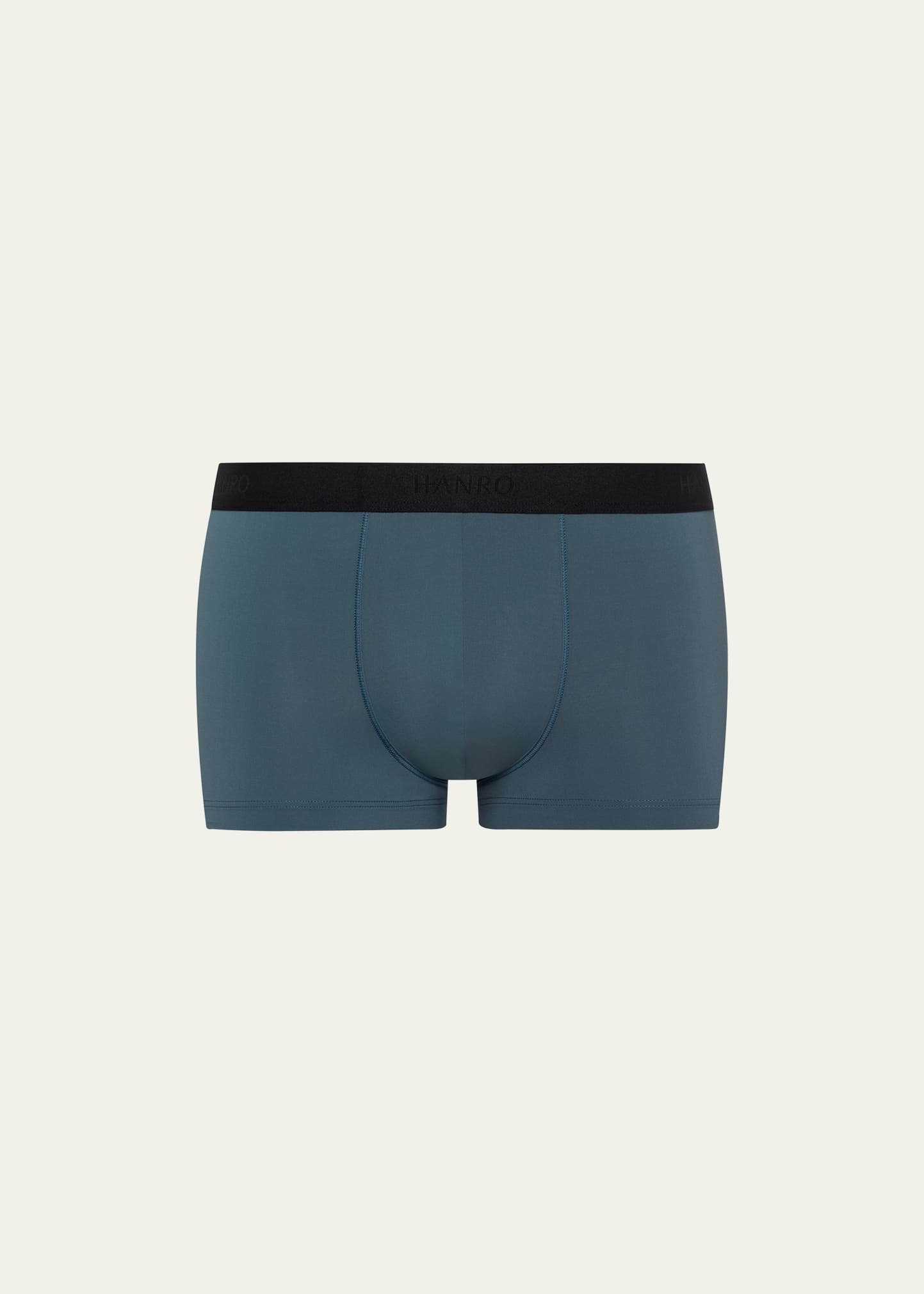 Hanro Men's Micro Touch Boxer Briefs In Sailing Blue