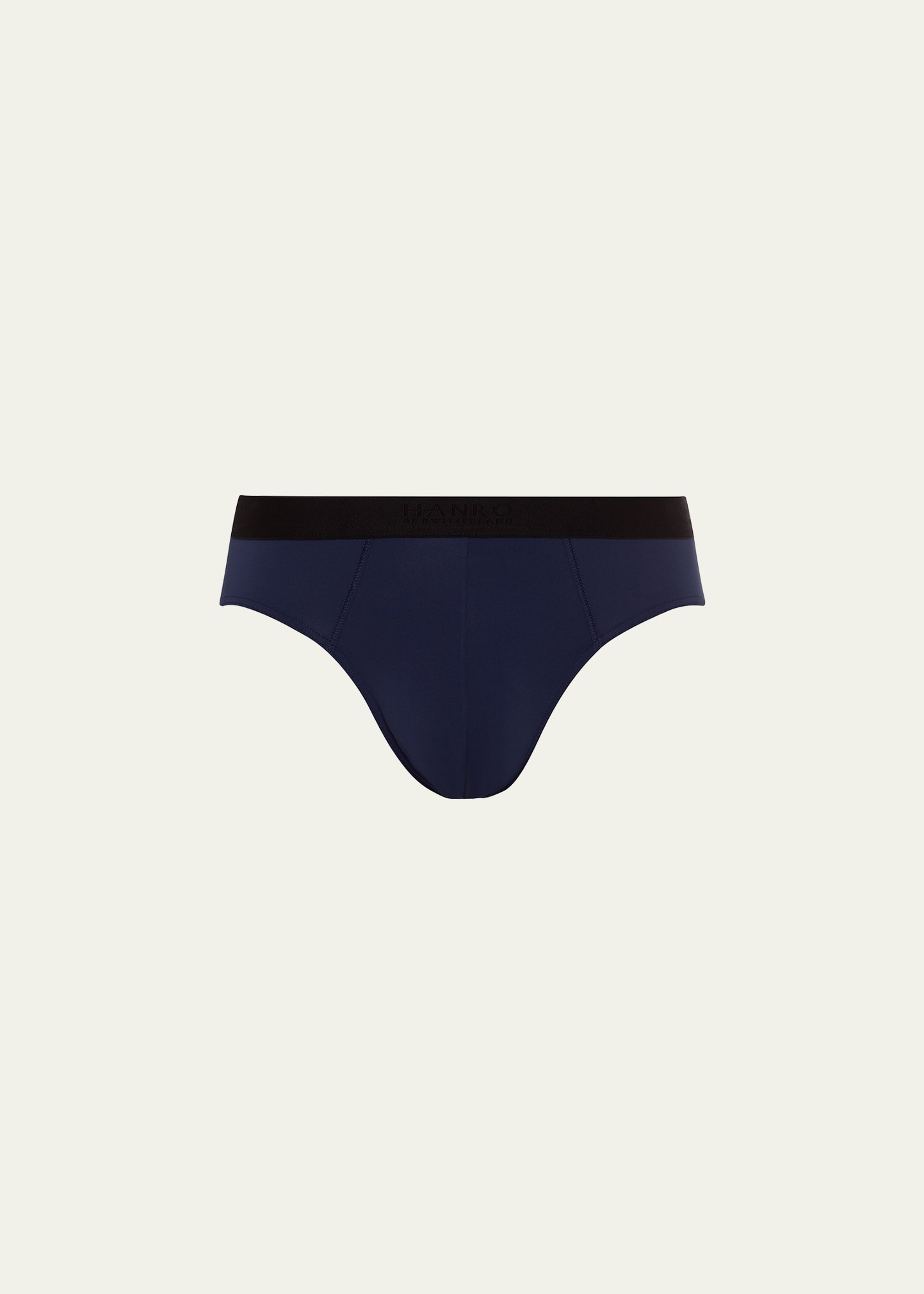 Hanro Micro-touch Briefs In Navy