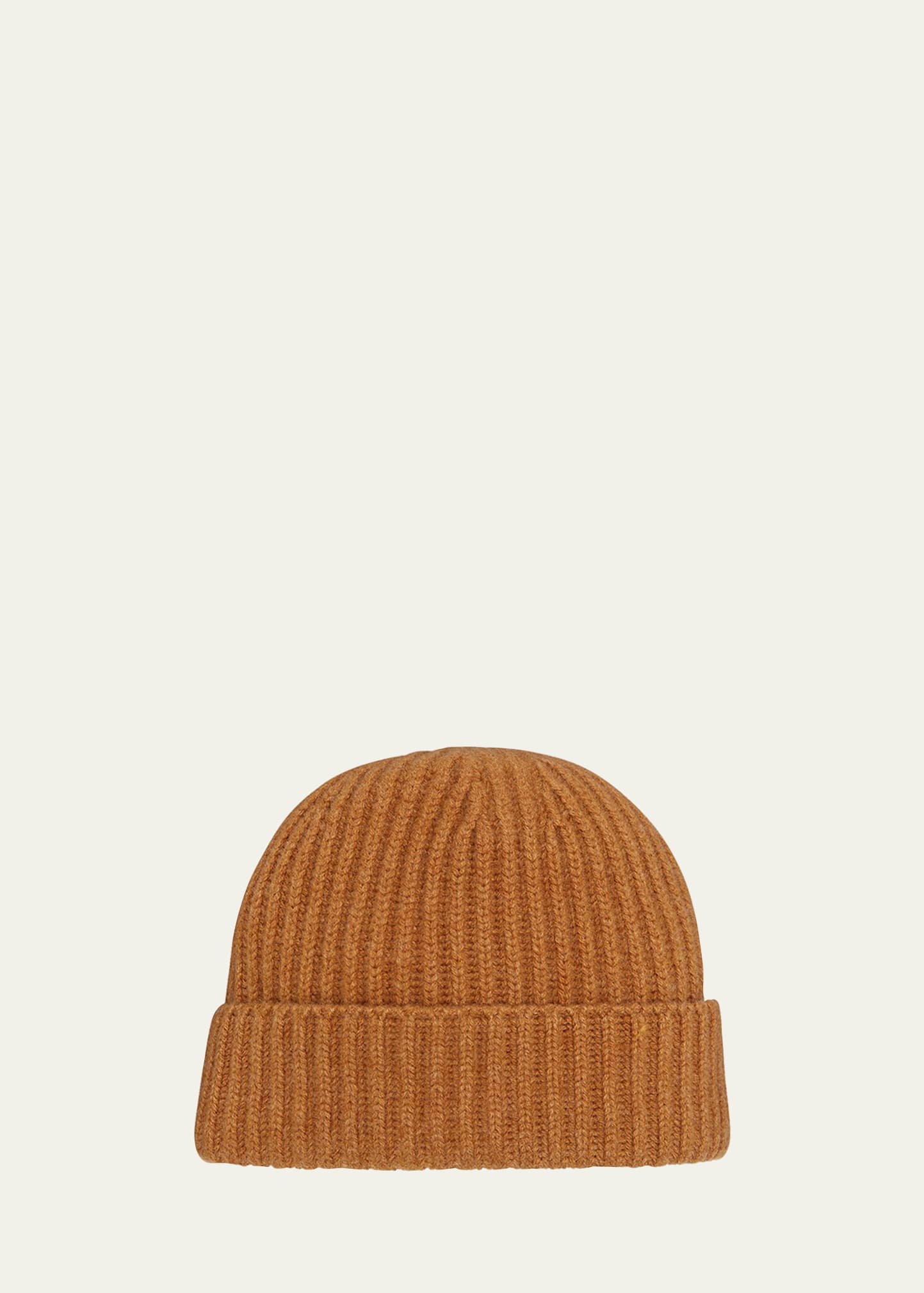 Men's Rib-Knit Cashmere Beanie Hat