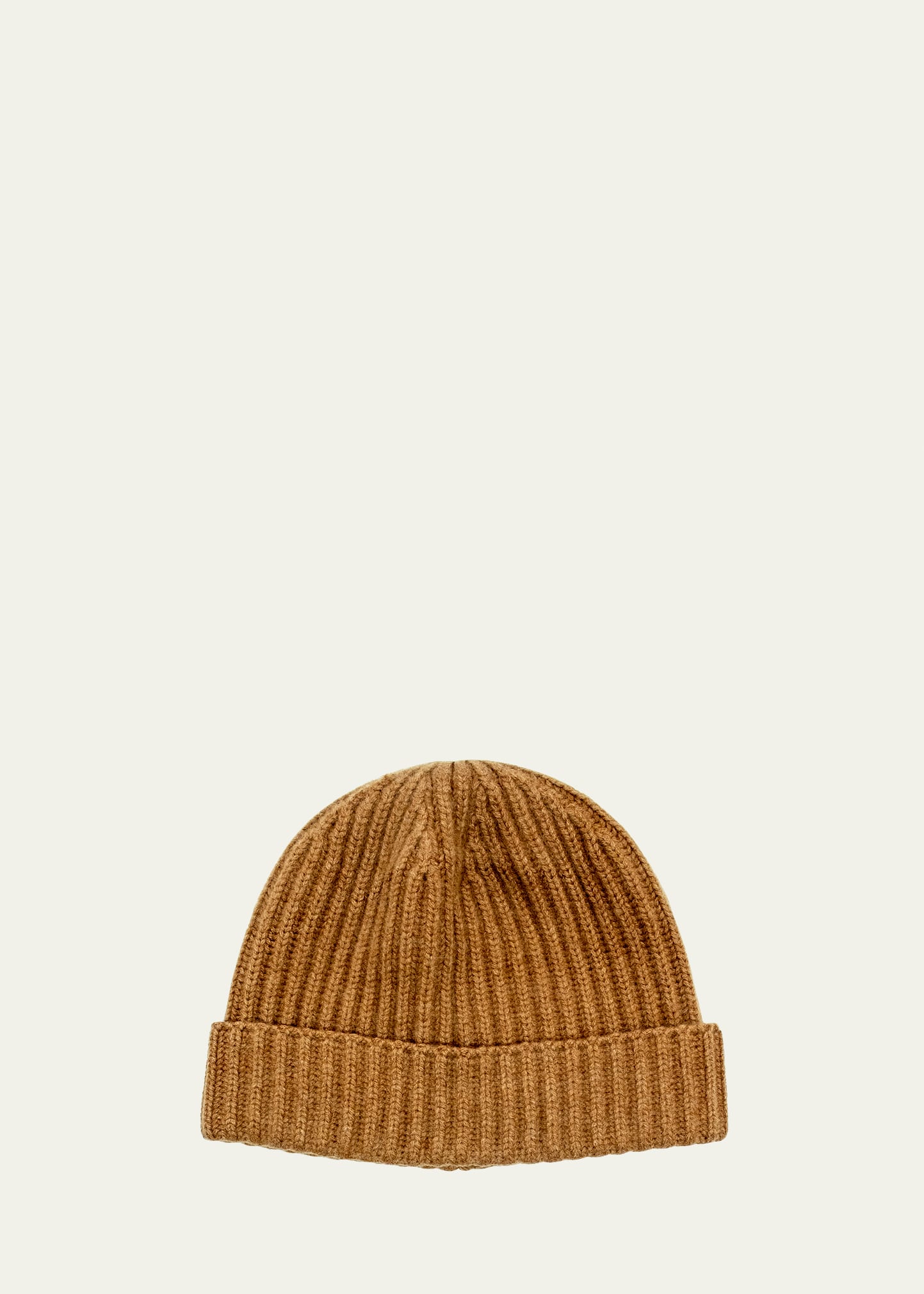 Men's Rib-Knit Cashmere Beanie Hat