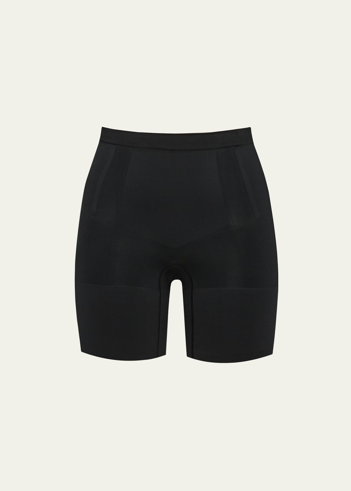 Spanx Oncore Mid-thigh Shorts In Black