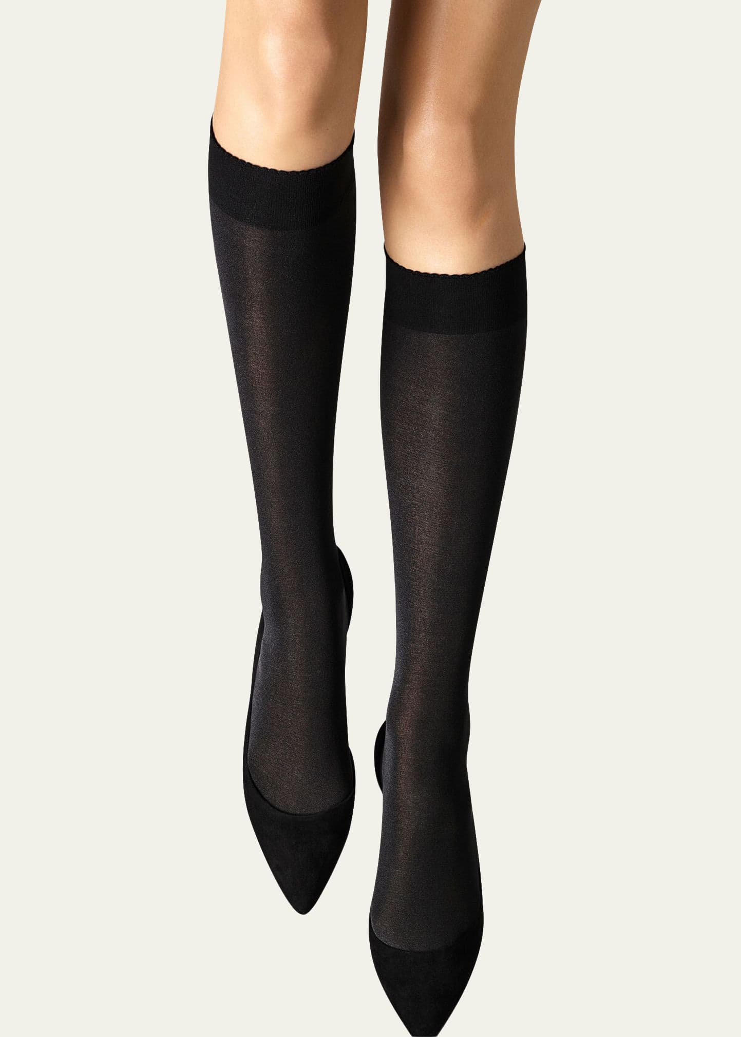 Wolford Velvet De Luxe Stay-Up Thigh Highs Stockings - Bergdorf