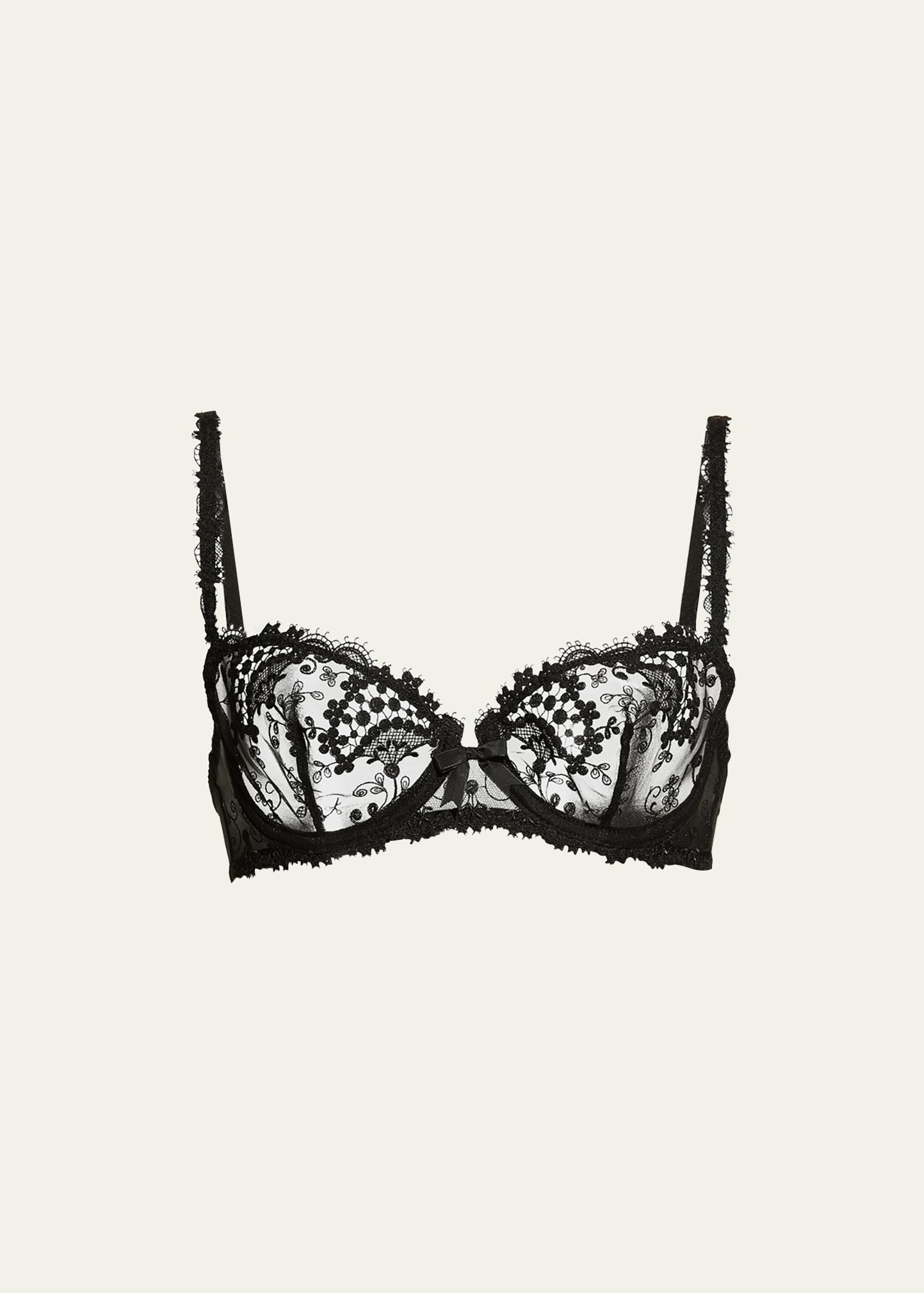 Simone Perele Saga Sheer Plunge Bra - Bergdorf Goodman