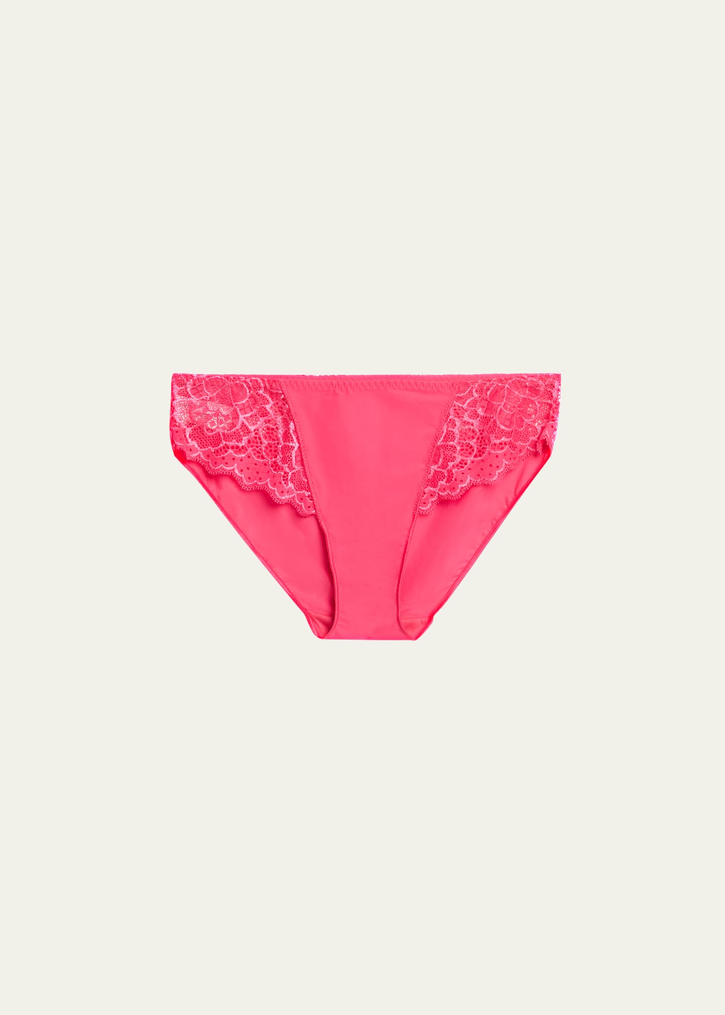 Shop Simone Perele Caresse Basic Bikini Briefs In Teaberry Pink