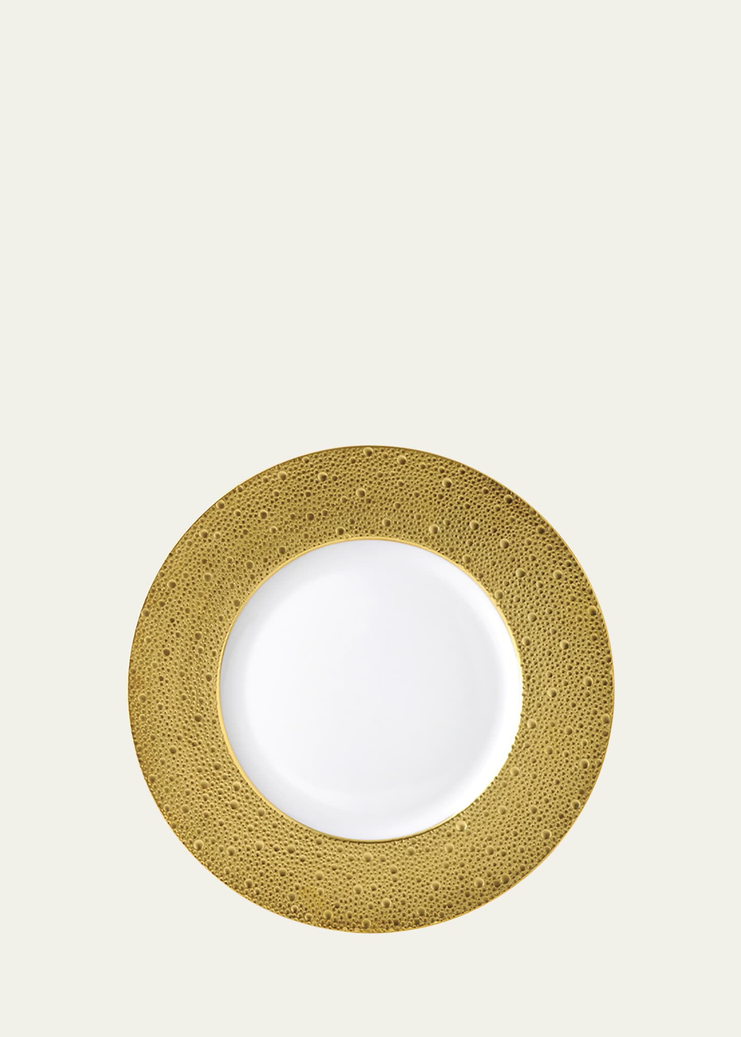 Shop Bernardaud Ecume Gold Charger Plate In White, Gold