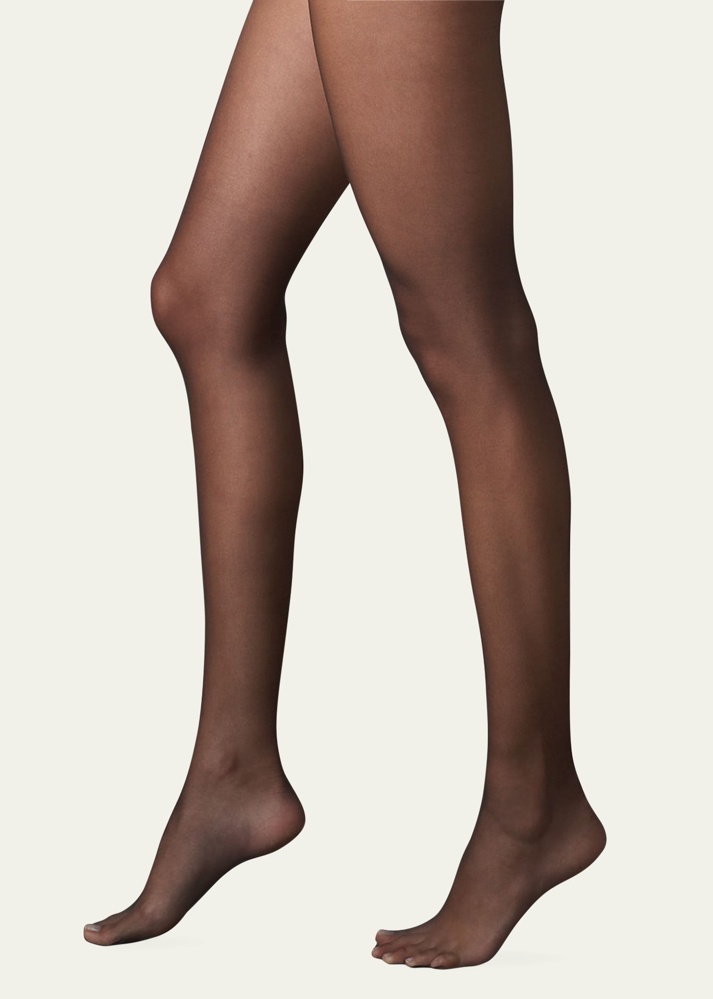 Shop Wolford Luxe 9 Transparent Tights In Black