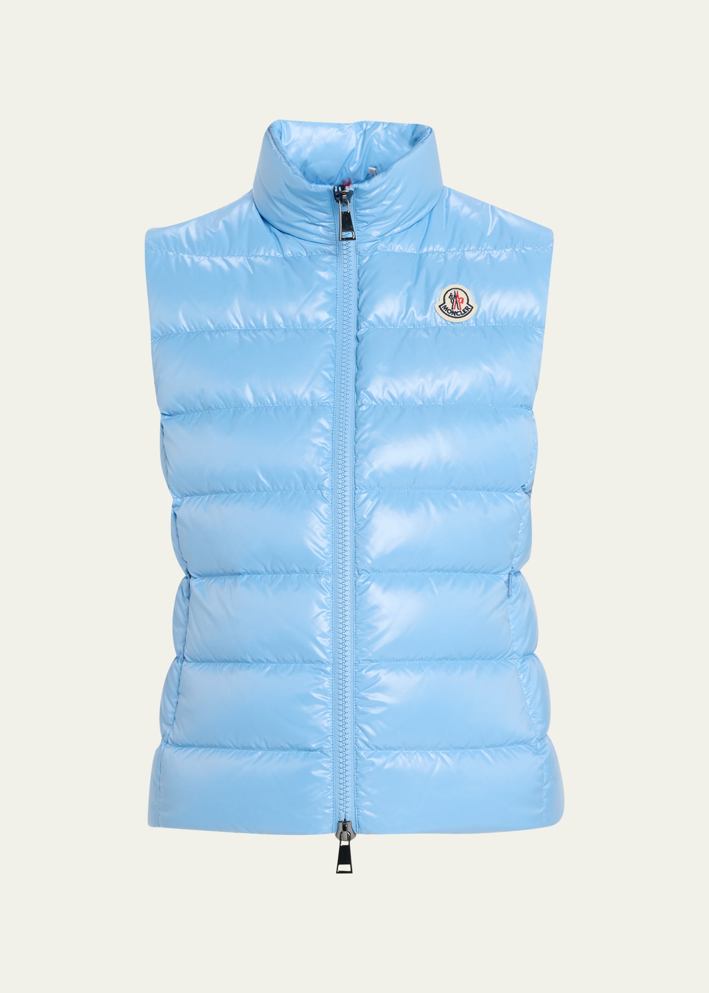 Ghany Shiny Quilted Puffer Vest