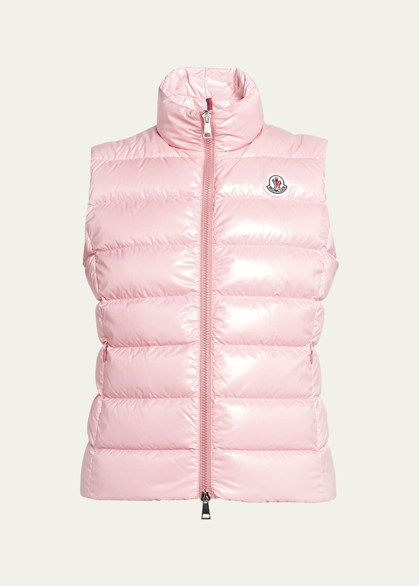 MONCLER GHANY SHINY QUILTED PUFFER VEST 