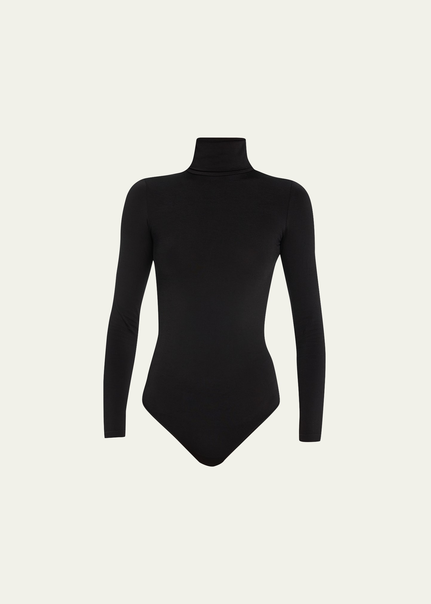 Shop Wolford Colorado Shimmer Turtleneck Bodysuit In Black