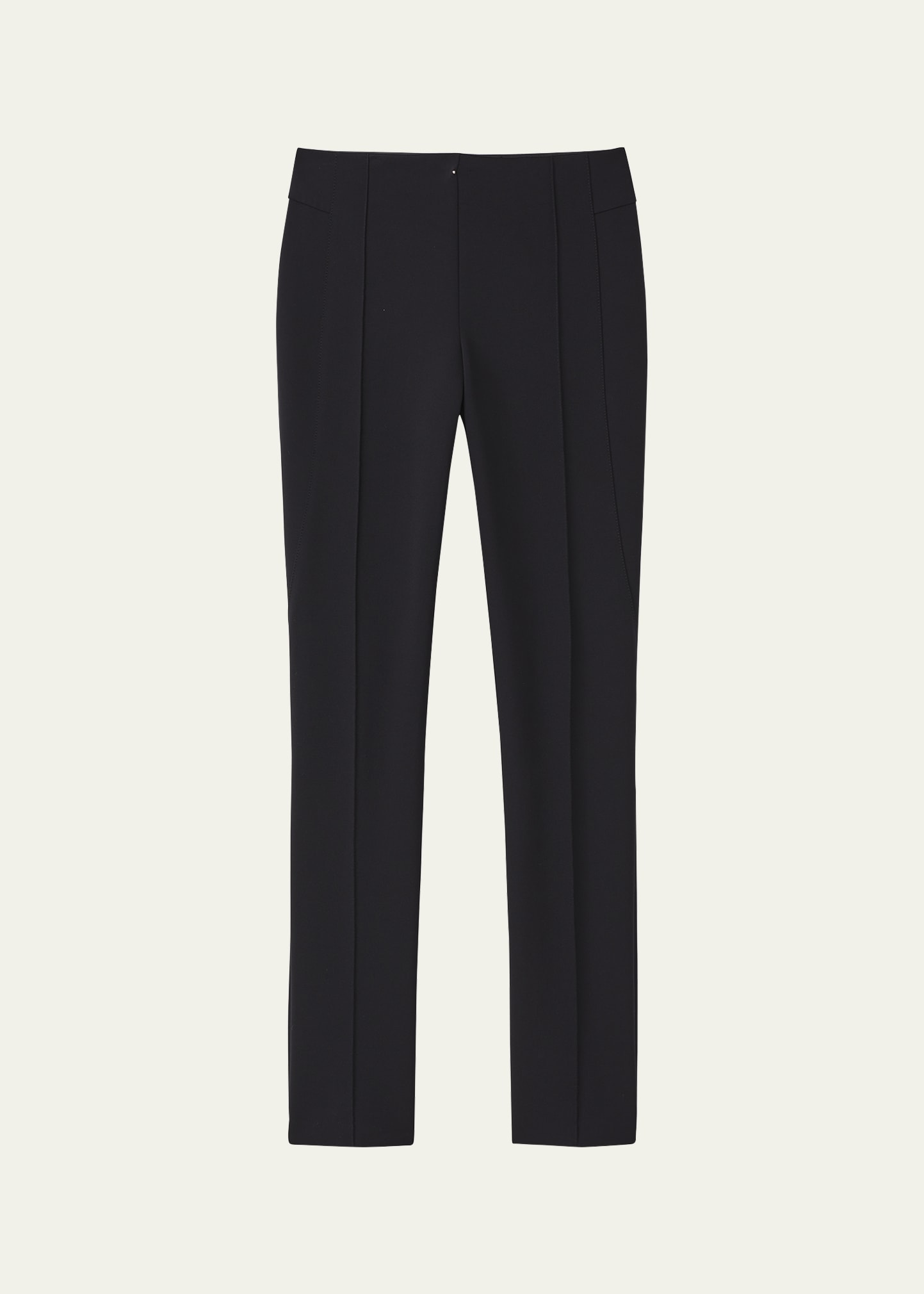 Lafayette 148 Gramercy Acclaimed-stretch Pants In Ficus