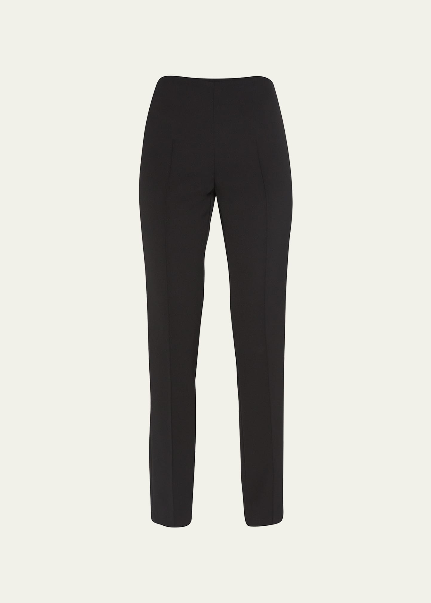 Shop Akris Melissa Silk Marocain Pants In Black