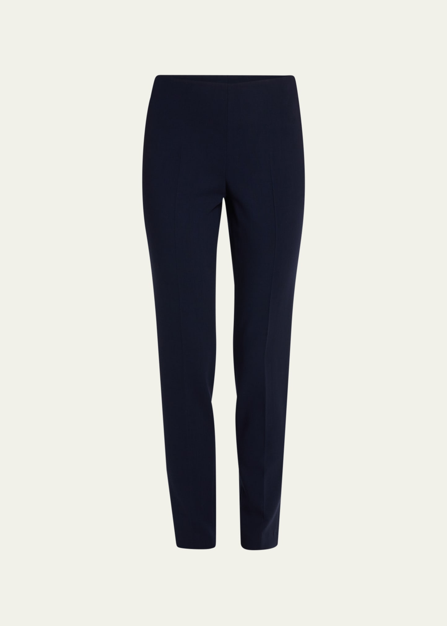 Akris Melissa Slim Ankle-cut Pants In Navy