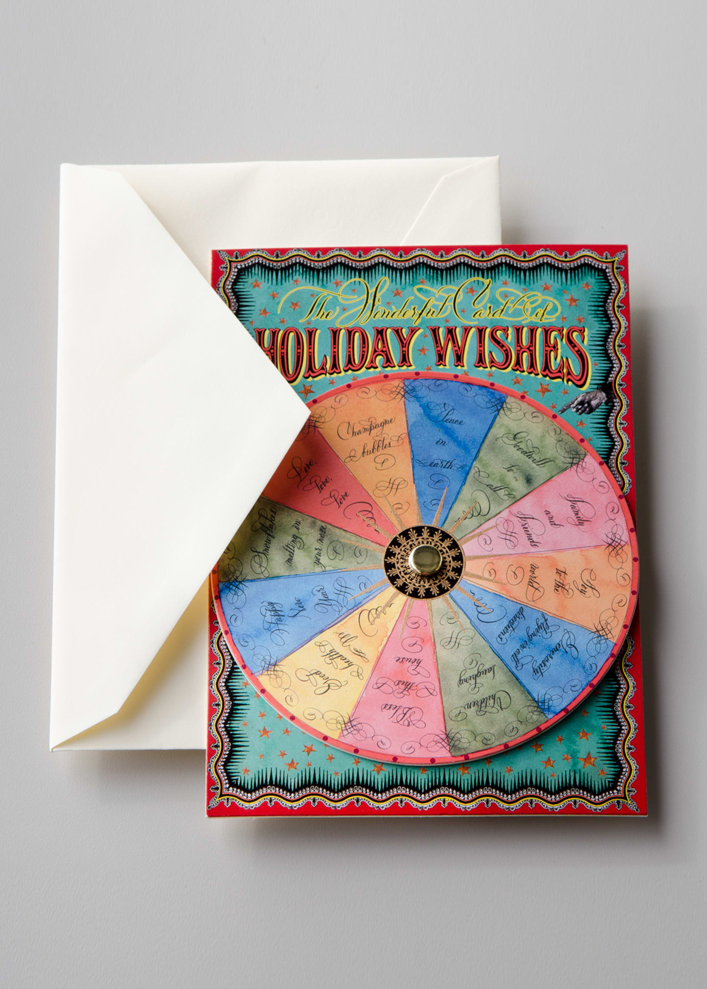 "Holiday Wishes" Spinner Card