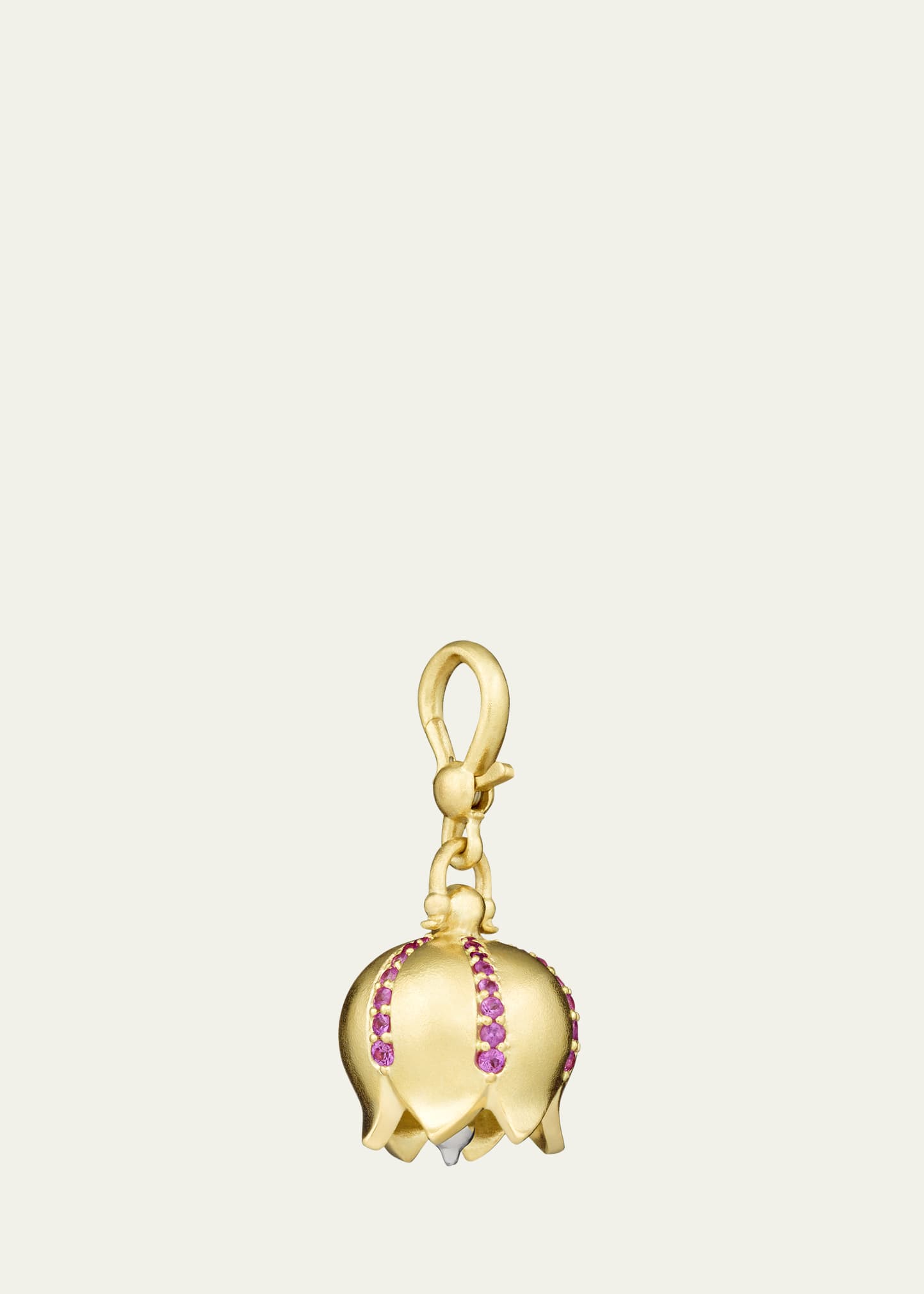 Pink Sapphire Tinker Bell Charm