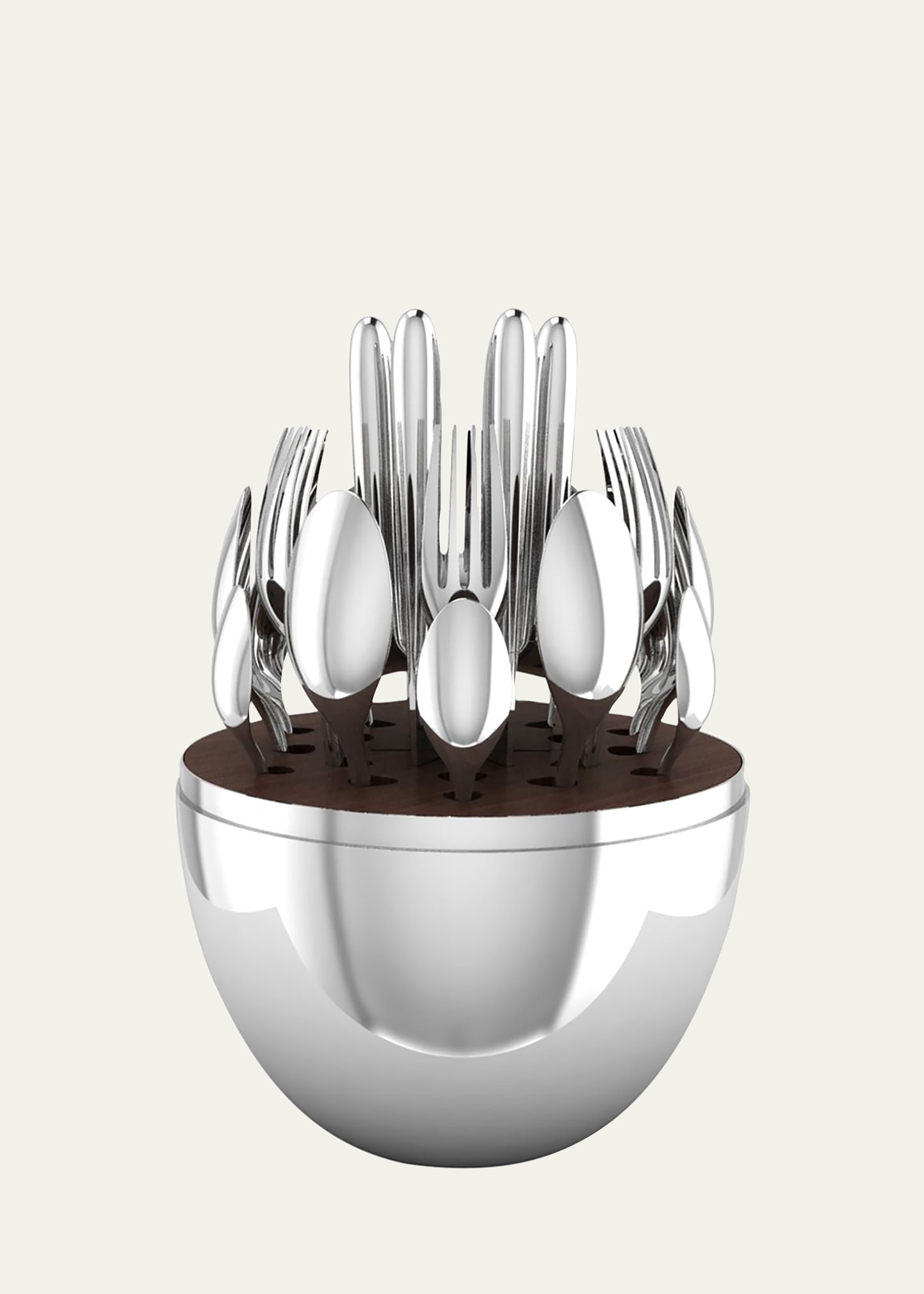 Christofle Lame de Copper 5-Piece Flatware Set