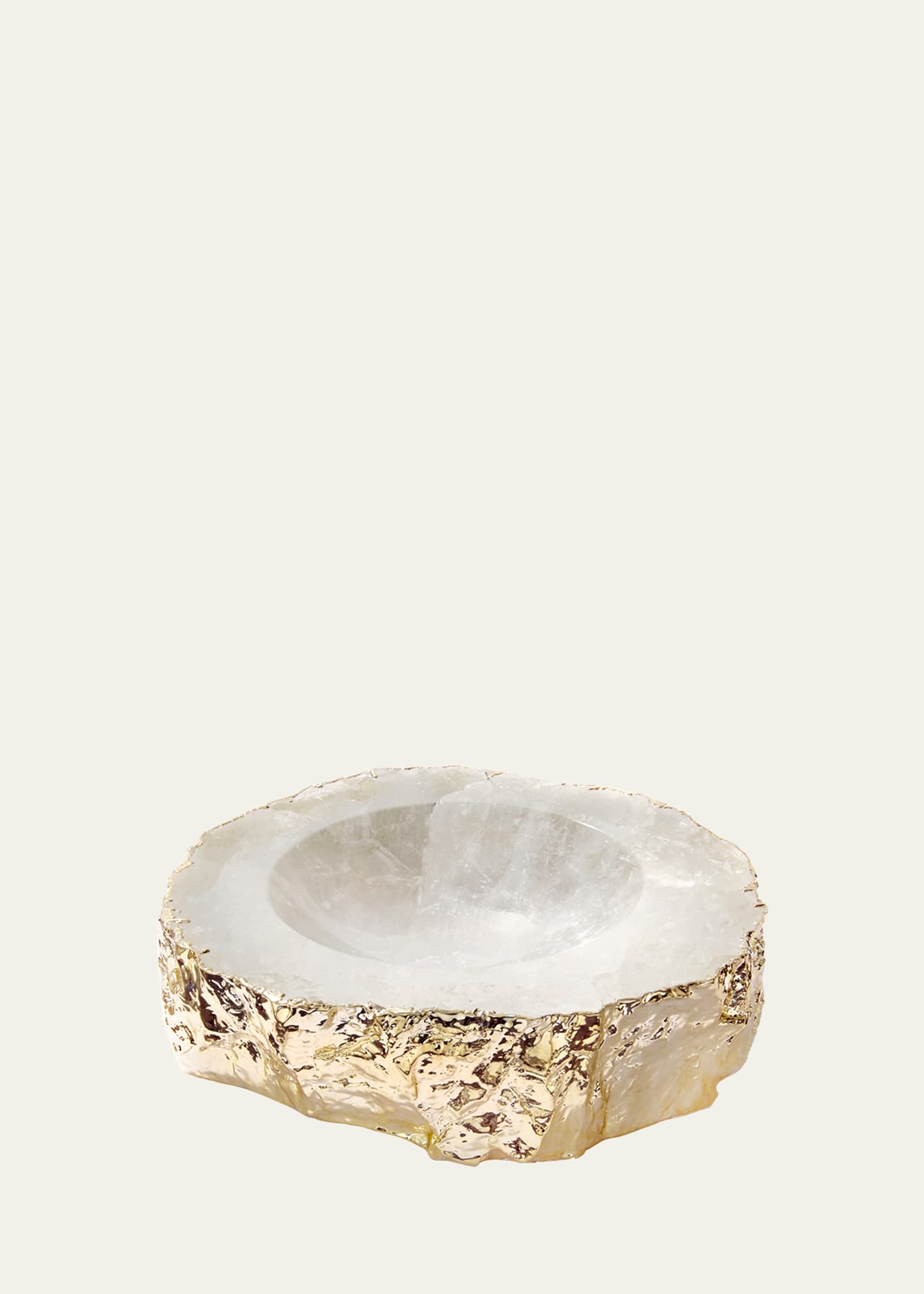 Casca Crystal Bowl, Gold