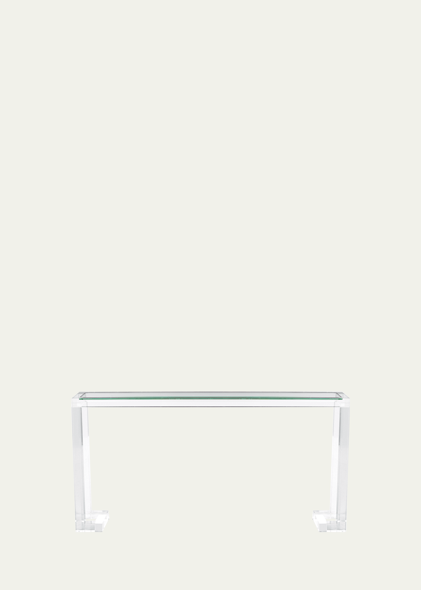 Interlude Home Ava Console Table In White