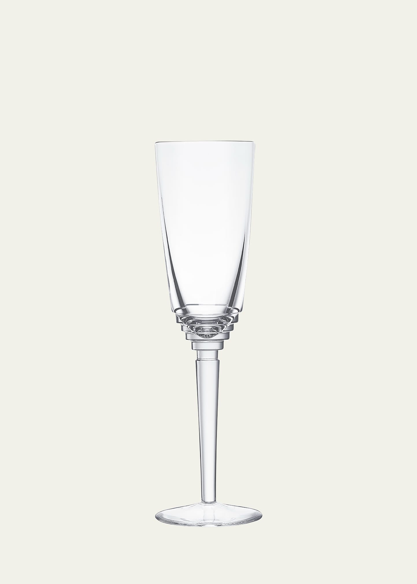 Saint Louis Crystal Oxymore Champagne Flute In Transparent