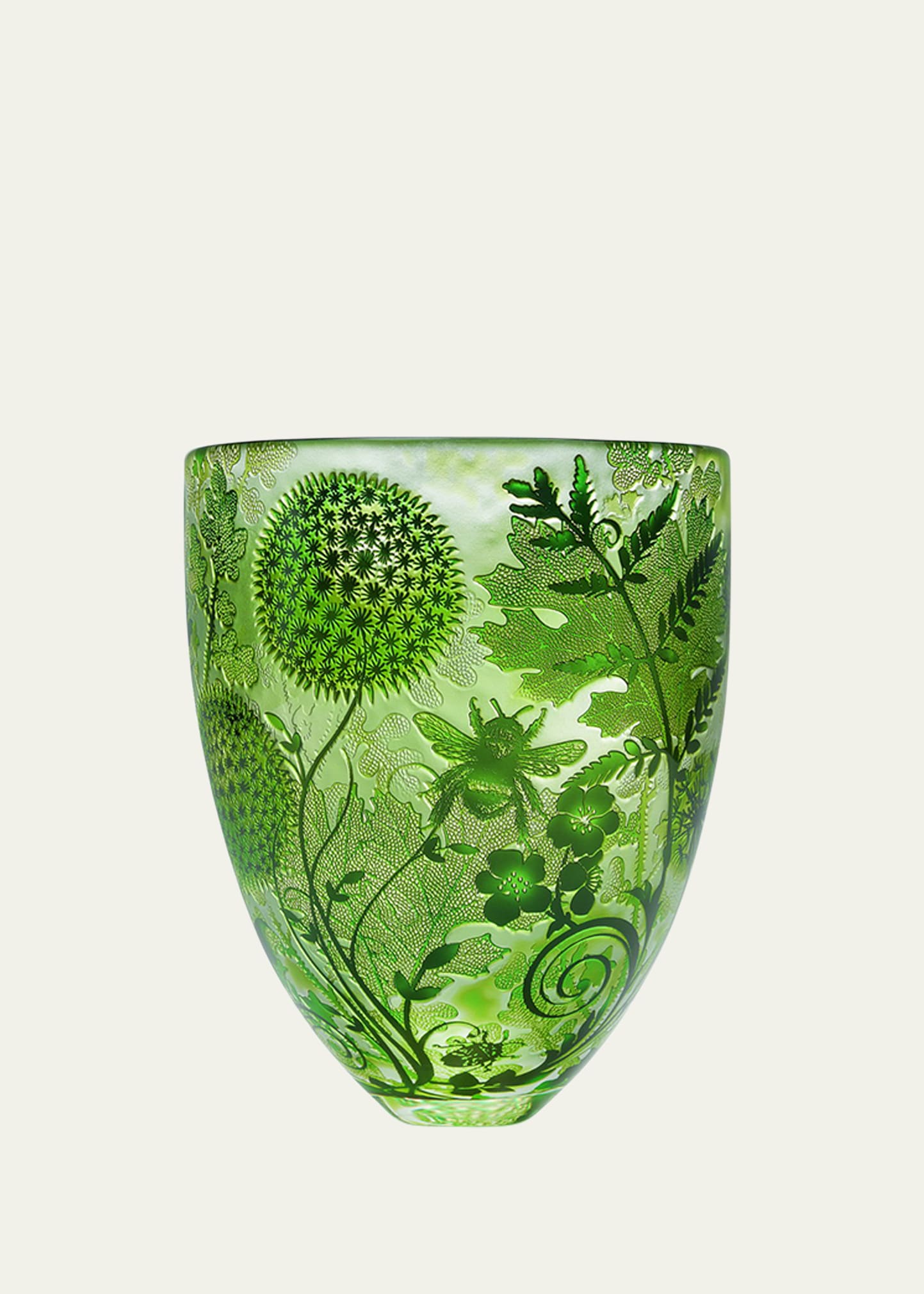 Asprey Summer Vase In Green