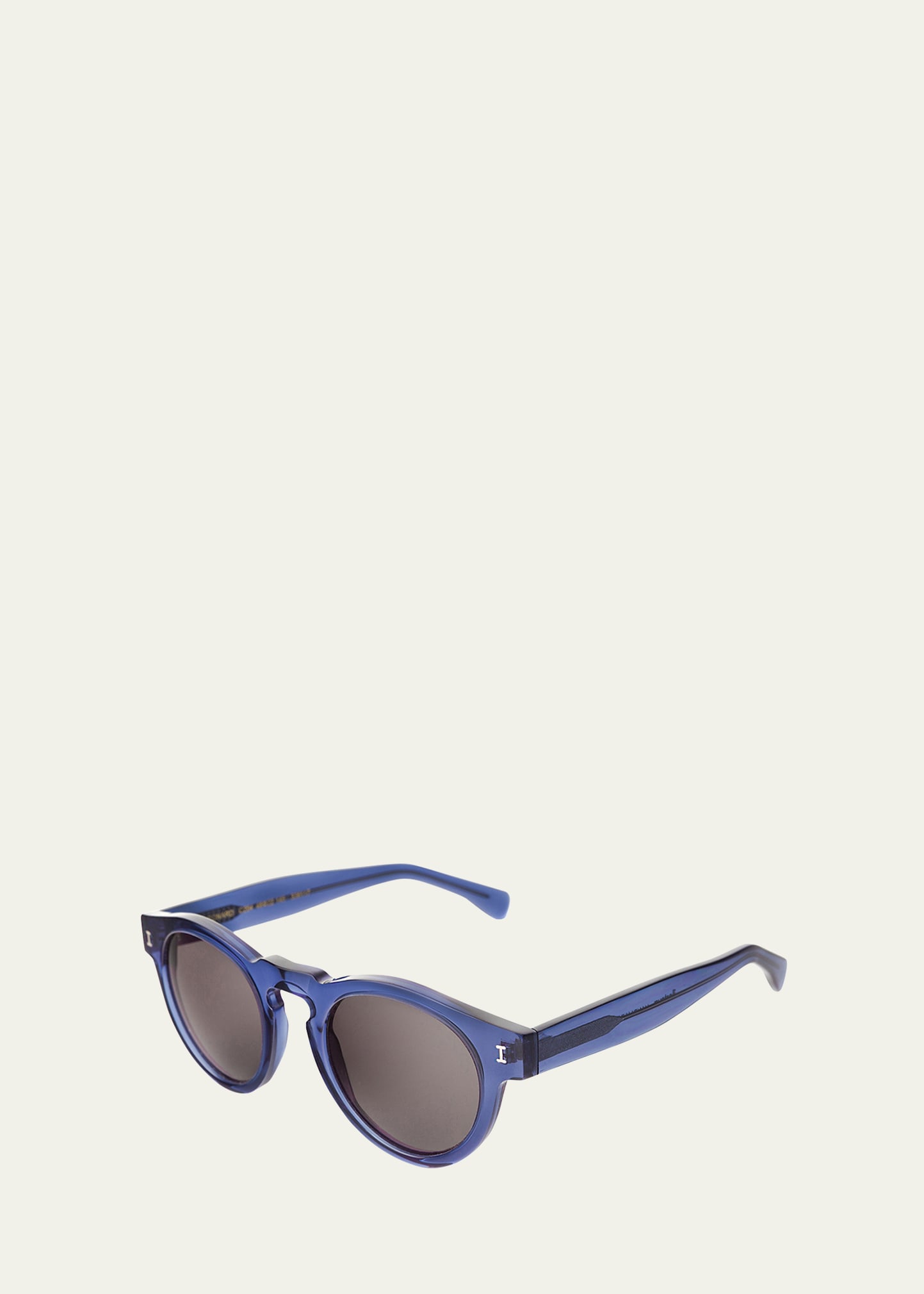 Leonard Round Acetate Sunglasses