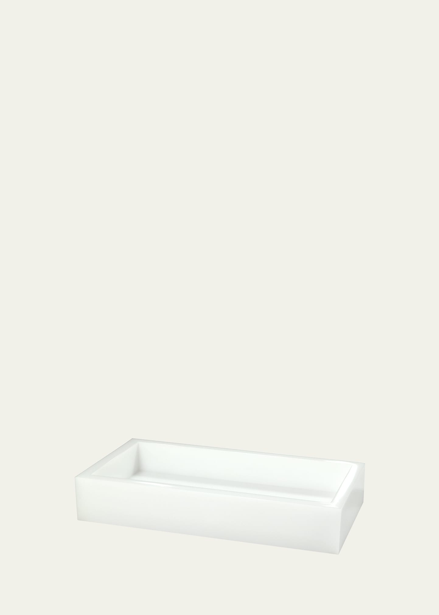 Mike & Ally Ice Vanity Tray In White