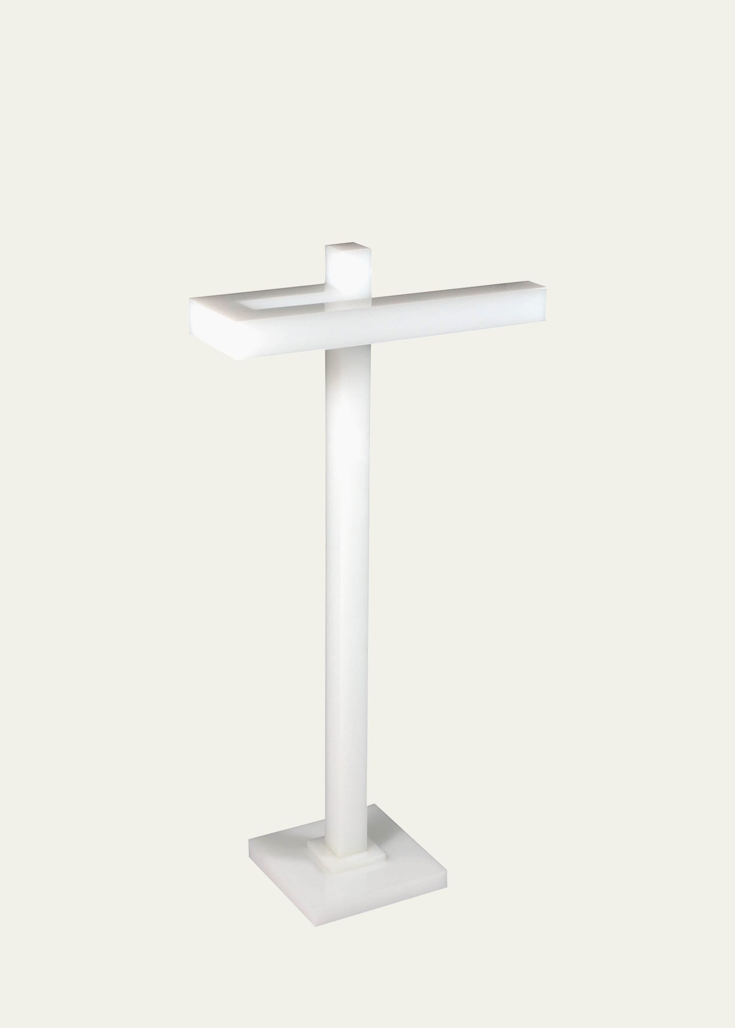 Mike & Ally Ice Hand Towel Stand In White