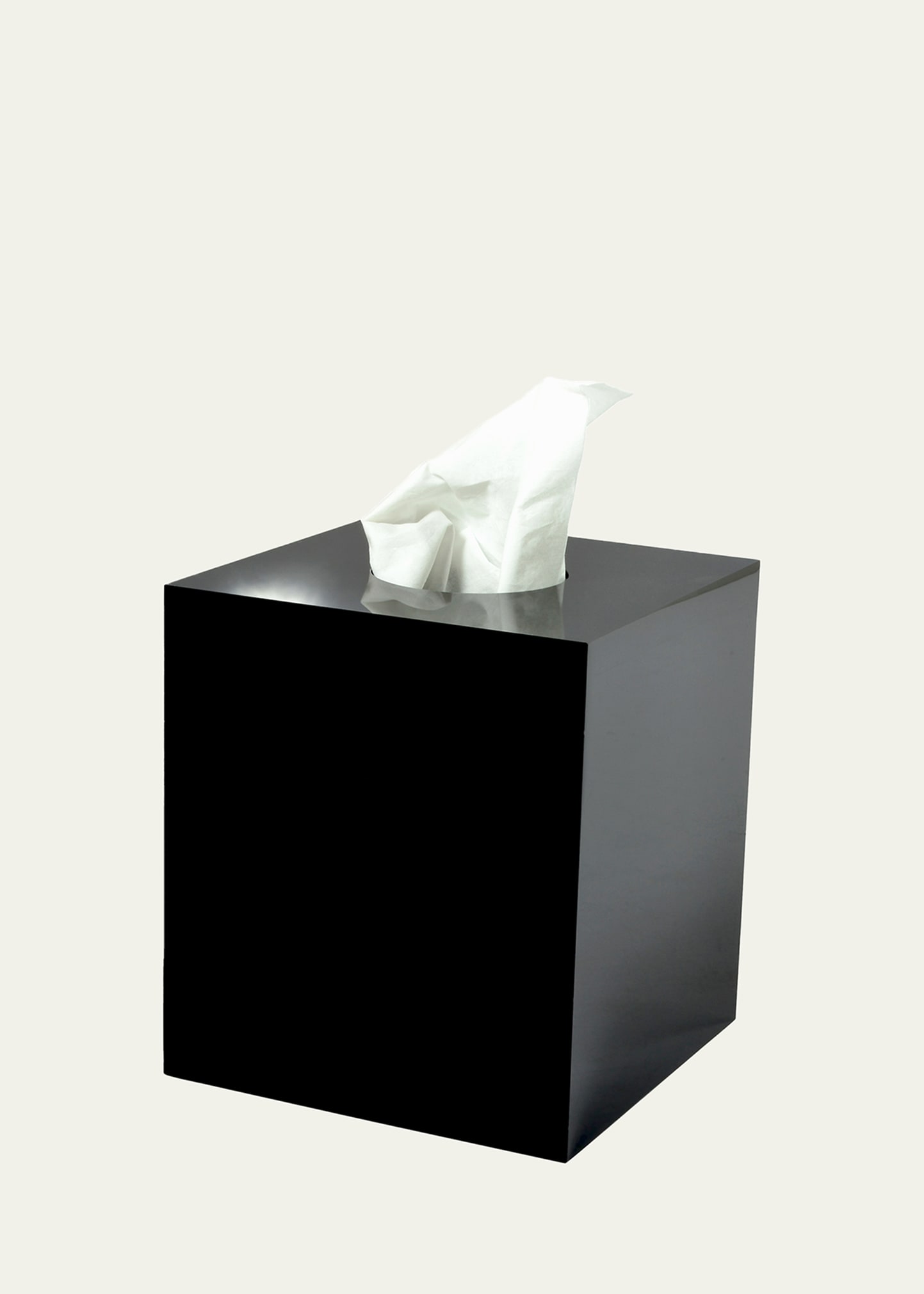 Mike & Ally Ice Tissue Box Cover In Black