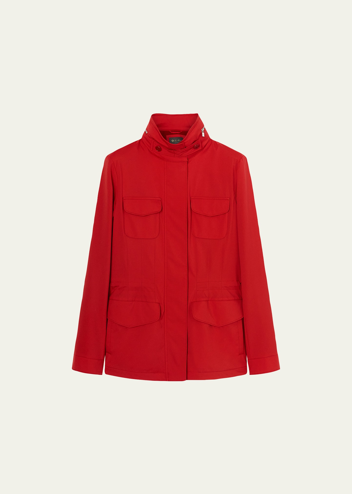 Loro Piana Traveler Windmate&reg; Stretch Storm System&reg; Jacket In R07p Red Maple Le