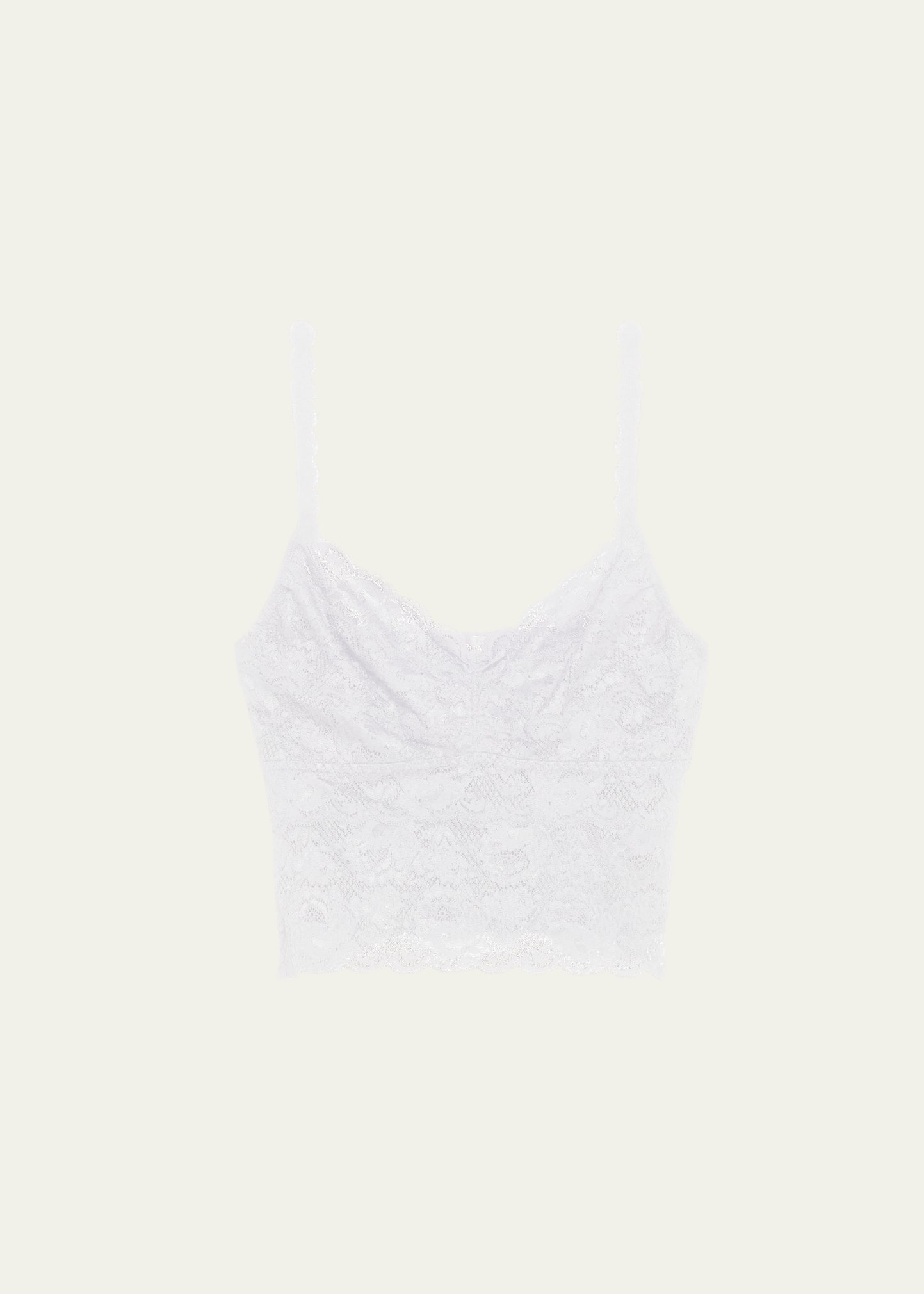 Shop Cosabella Never Say Never Cropped Lace Camisole In White