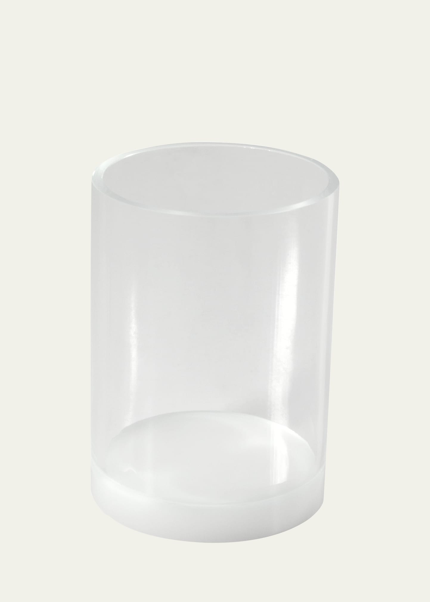 Mike & Ally Ice Bathroom Tumbler In White