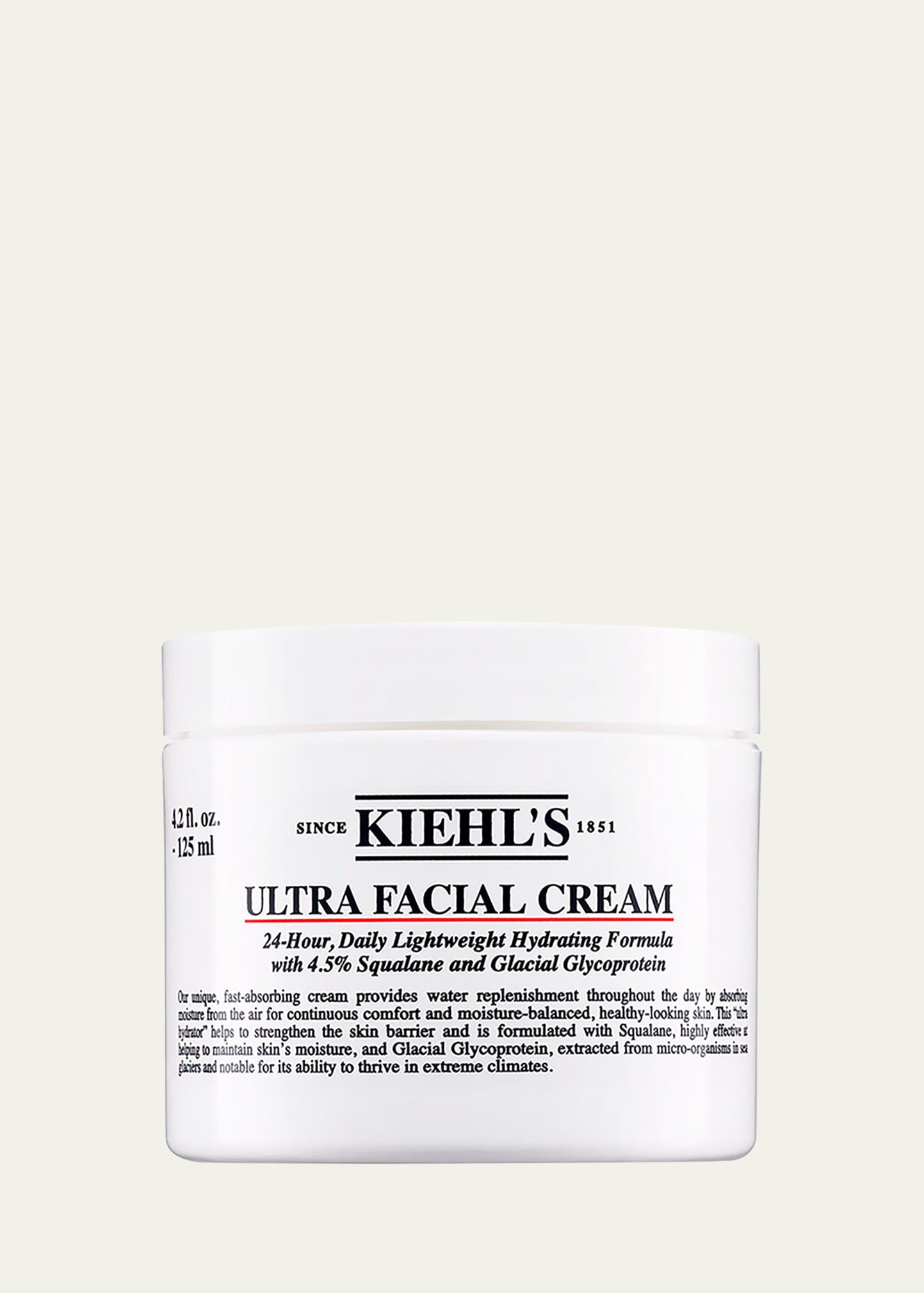 Ultra Facial Moisturizing Cream with Squalane, 4.2 oz.